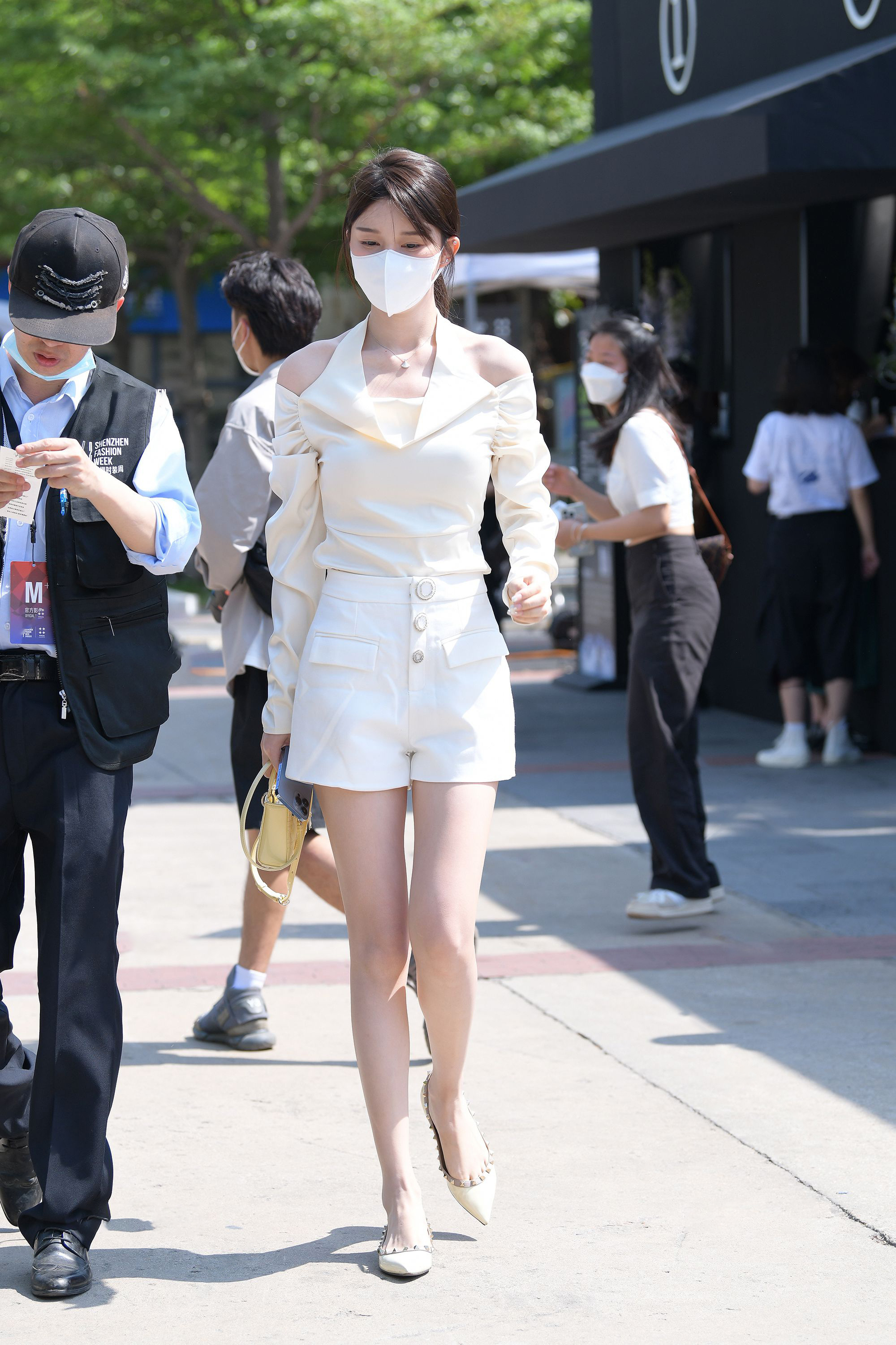  魔镜街拍,,美女,街拍,写真套图,见新摄影