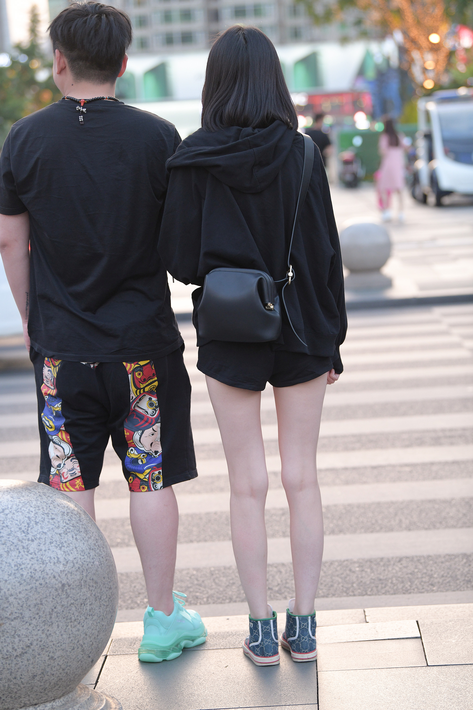  魔镜街拍,热裤,美女,街拍,写真套图,这个泡泡就是逊啦