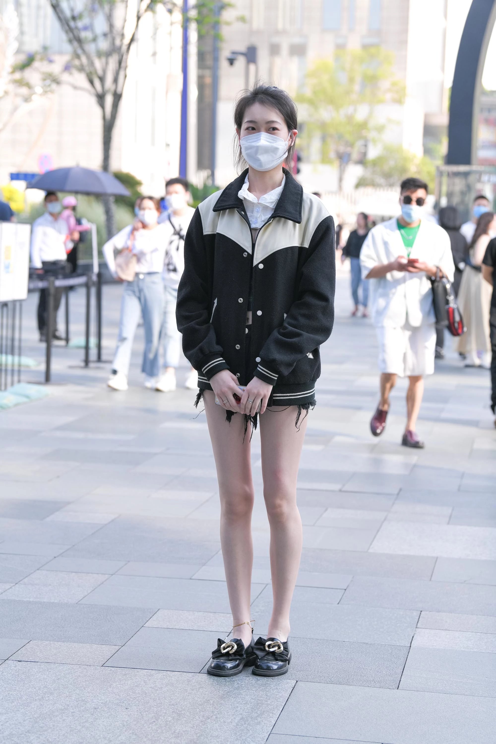  魔镜街拍,热裤,少妇,街拍,写真套图,袜涩写真