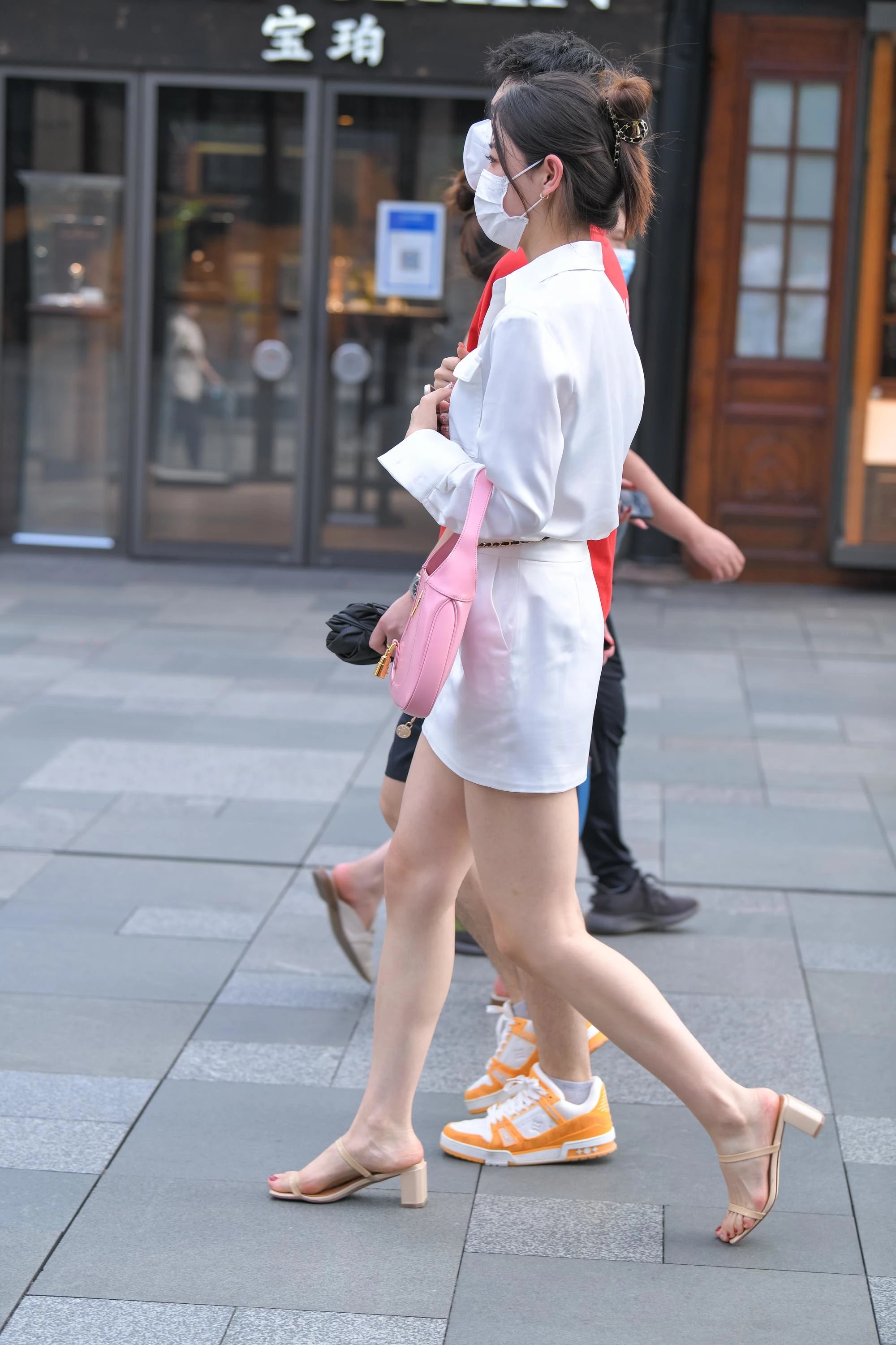  魔镜街拍,裙装,美女,街拍,写真套图,奈丝写真