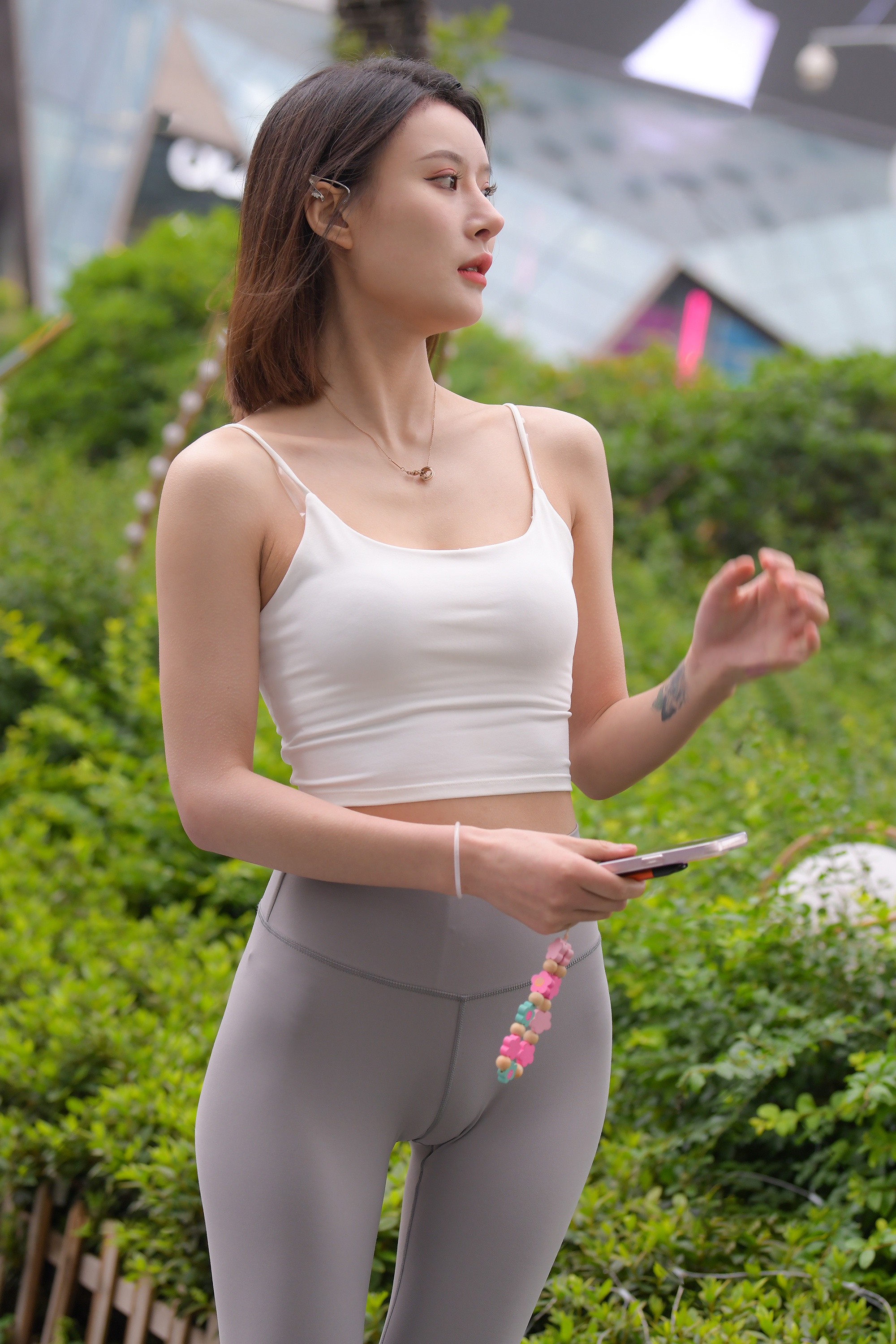 图片[8]-★视频+套图★ M826 灰色瑜伽裤美女 23G 梦琪-KHL.CC-快活林