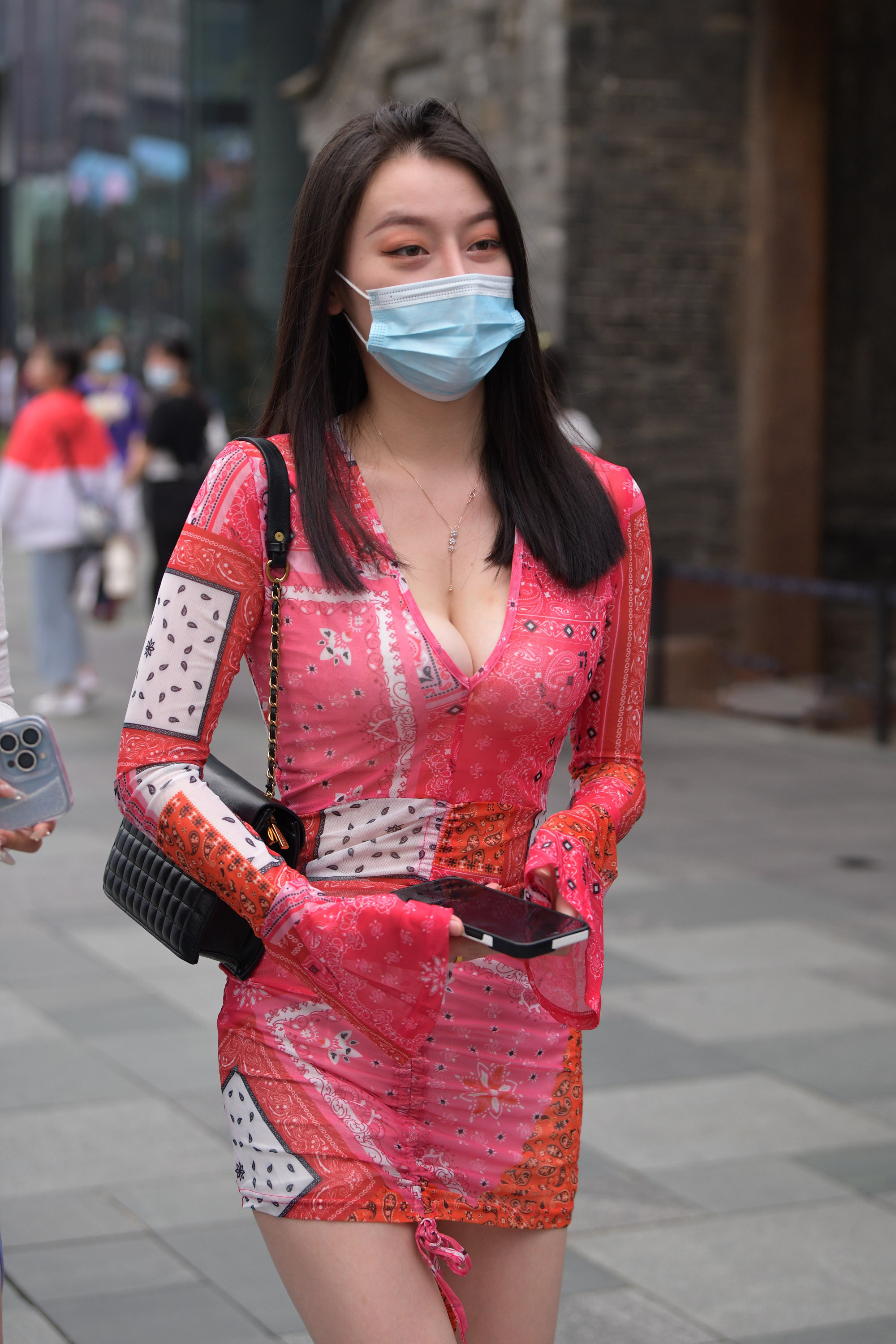  魔镜街拍,裙装,少妇,街拍,写真套图,DISI第四印象