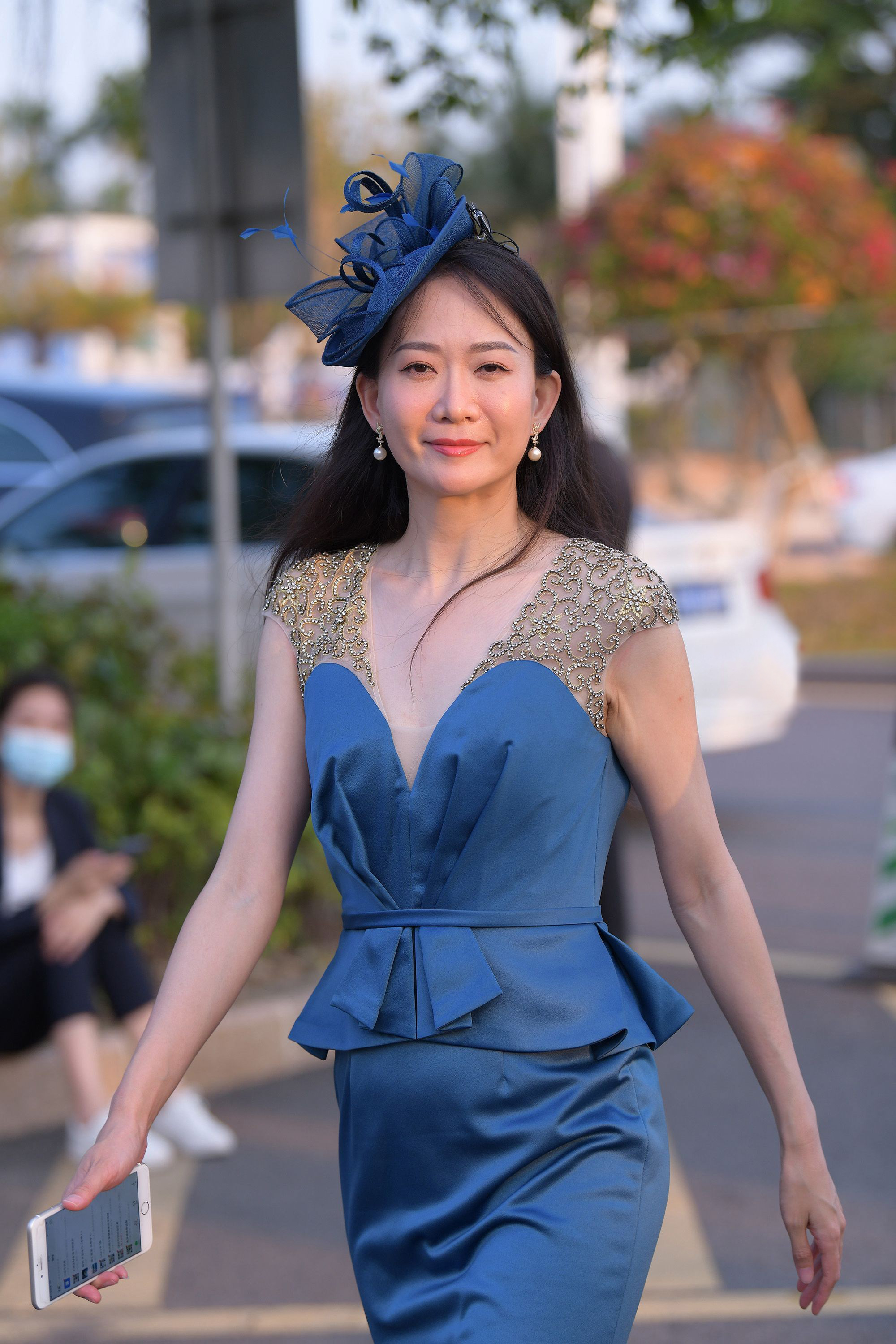  魔镜街拍,丝袜,裙装,小姐姐,街拍,写真套图,见新摄影