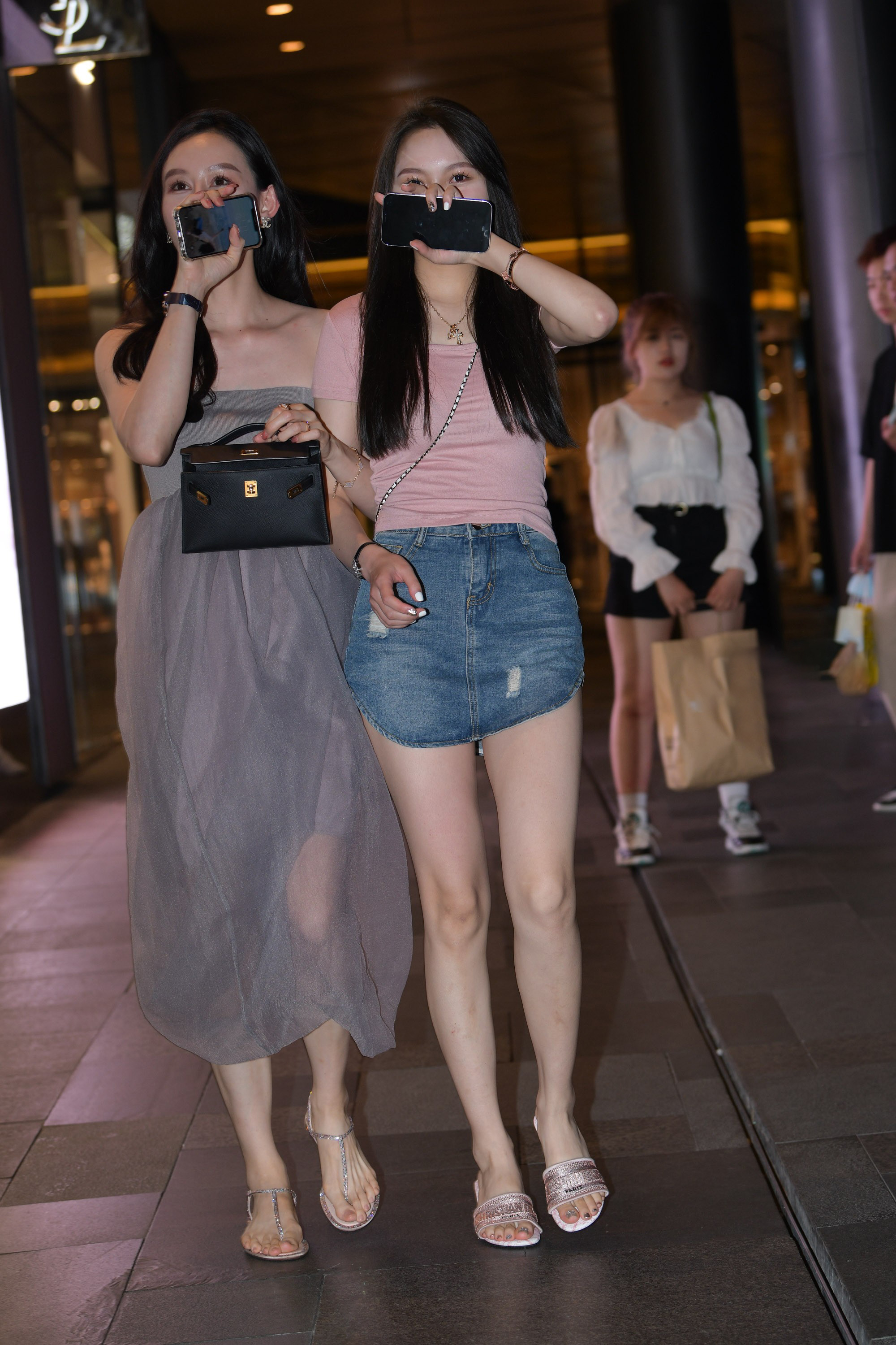  魔镜街拍,裙装,小姐姐,街拍,写真套图,MTMeng模特联盟