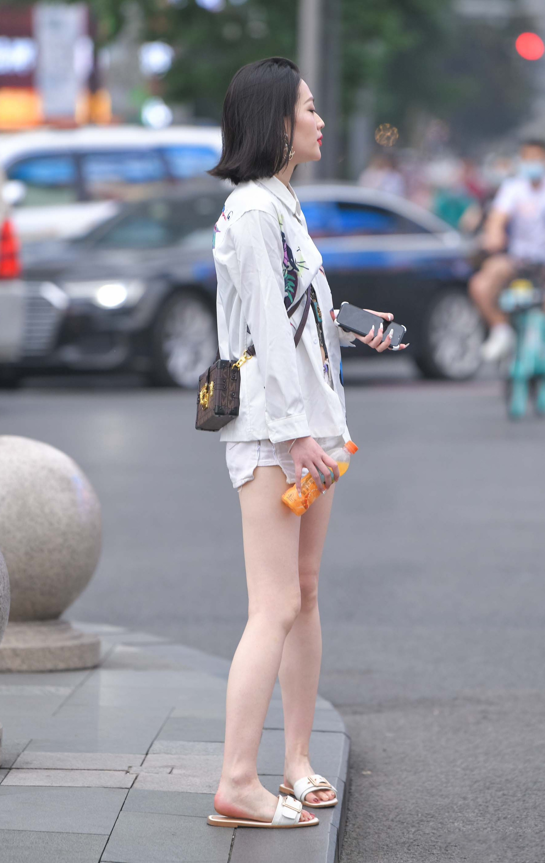  魔镜街拍,热裤,少妇,街拍,写真套图,Imzsock