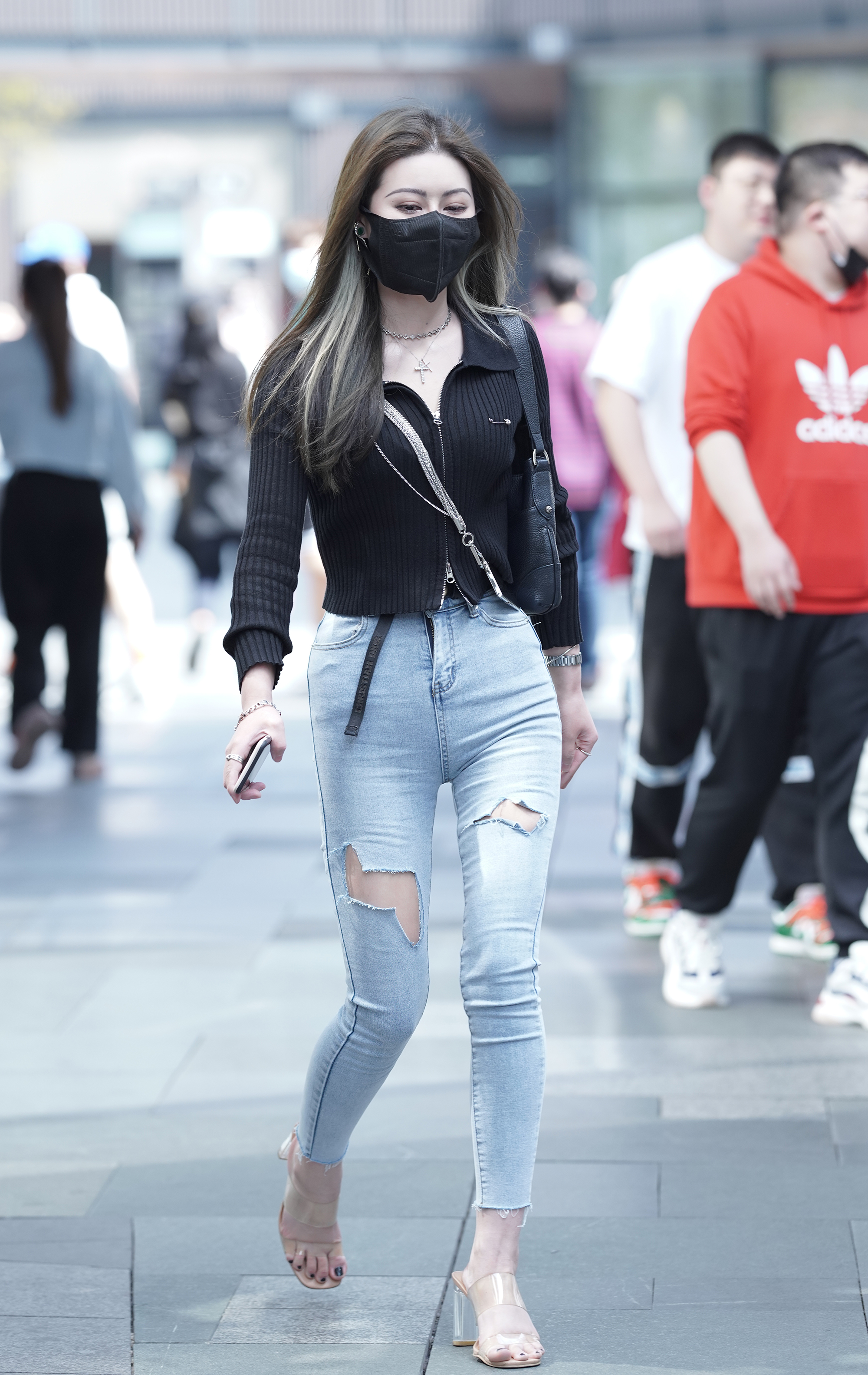  魔镜街拍,,小姐姐,街拍,写真套图,Yuki亭