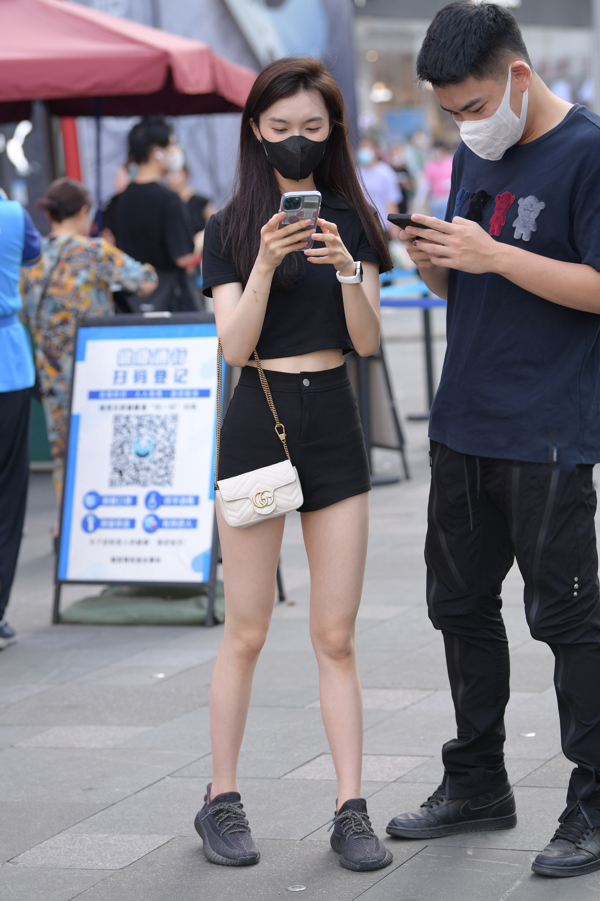  魔镜街拍,热裤,美女,街拍,写真套图,会展会议系列