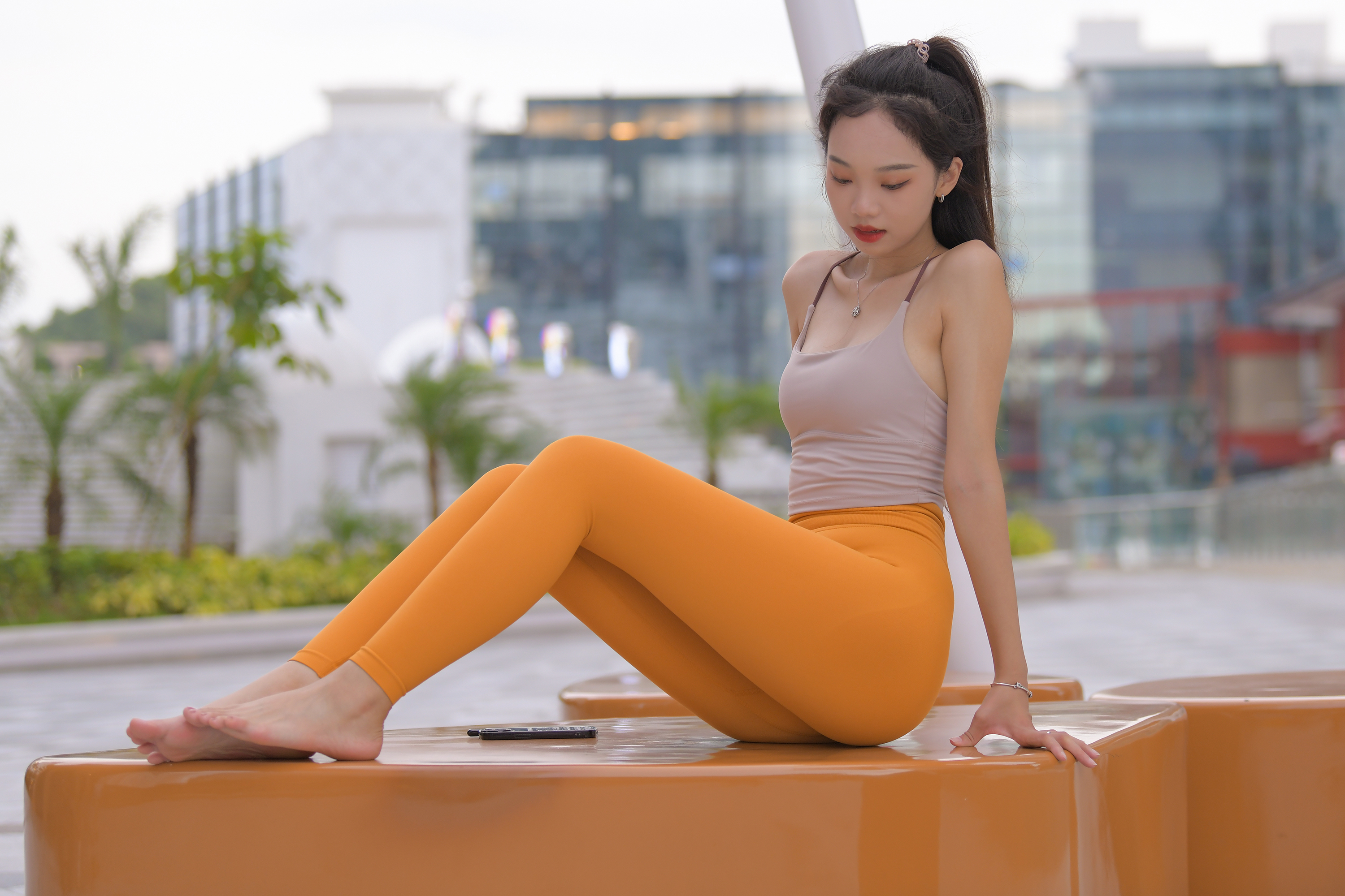 图片[11]-873 黄色瑜伽裤小妹 27G 蓝月-KHL.CC-快活林