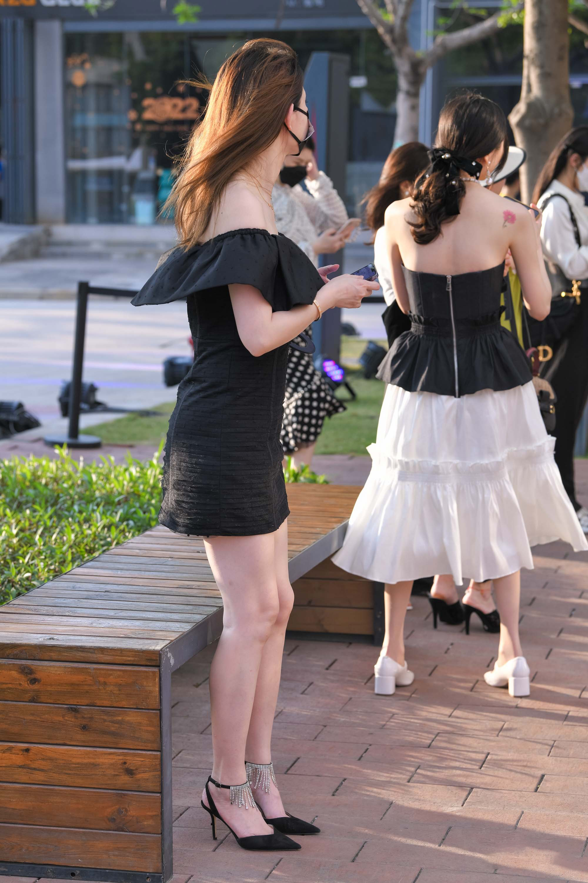  魔镜街拍,裙装,熟女,街拍,写真套图,猫君君MaoJun