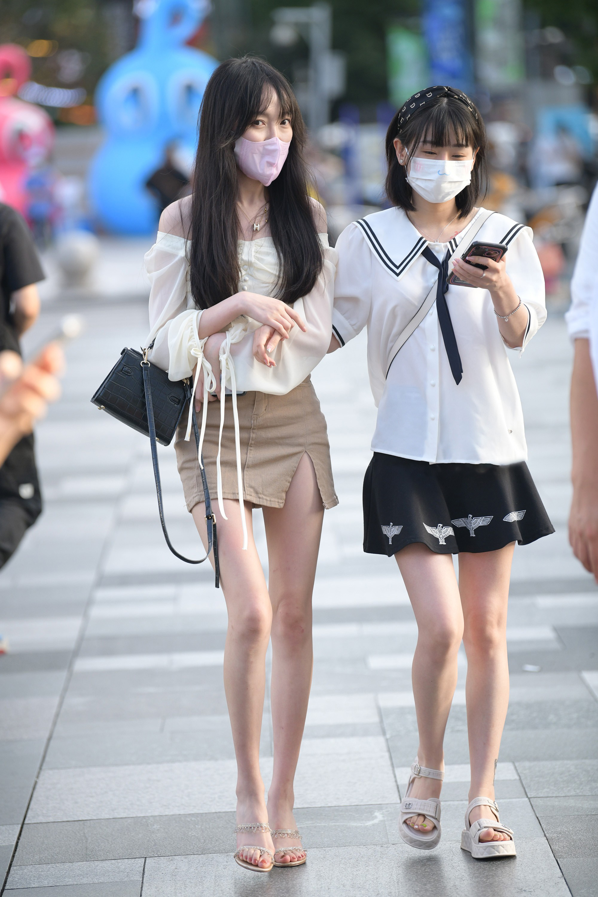  魔镜街拍,裙装,人妻,街拍,写真套图,思话写真