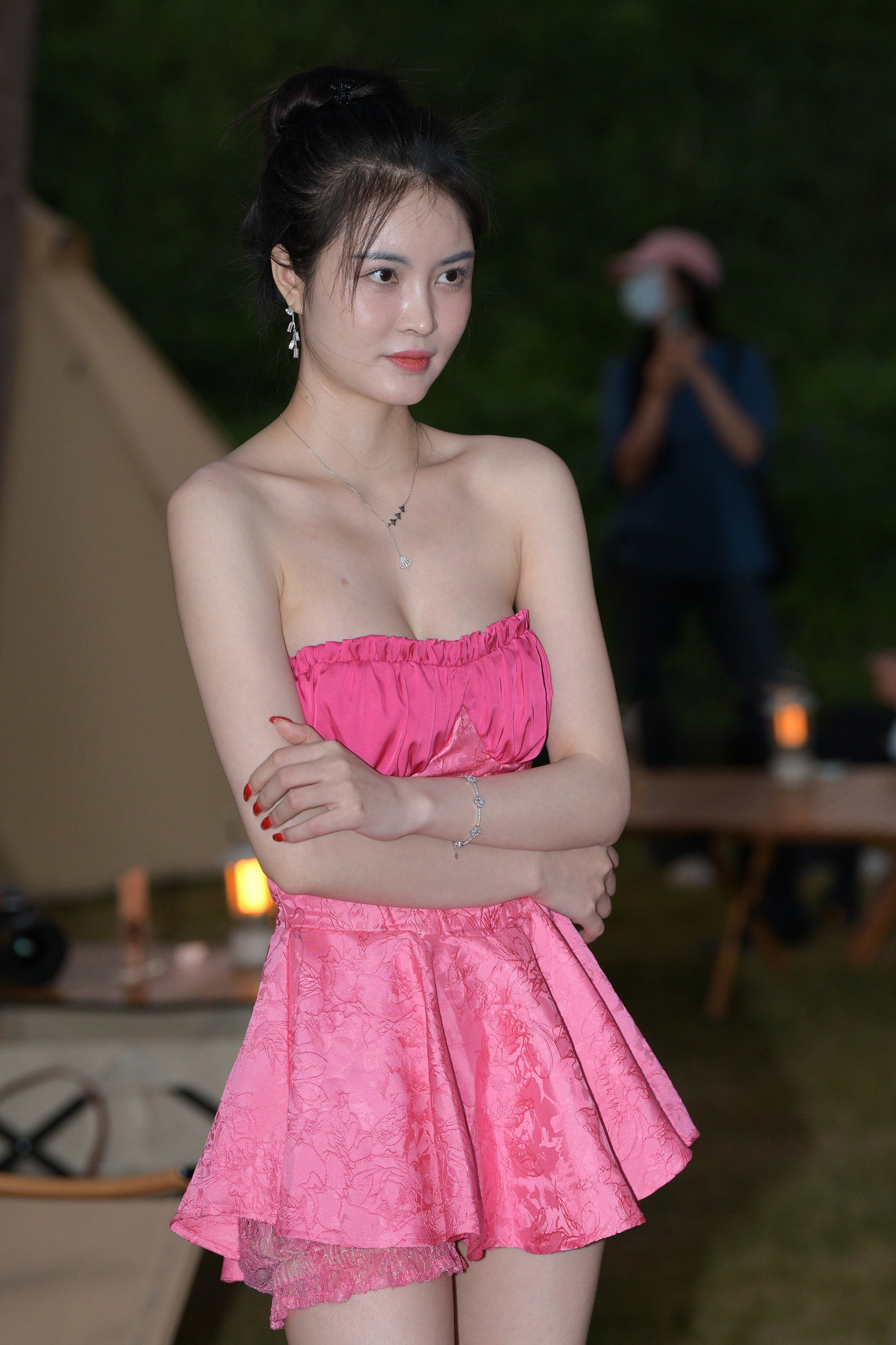  魔镜街拍,裙装,小姐姐,街拍,写真套图,二佐Nisa