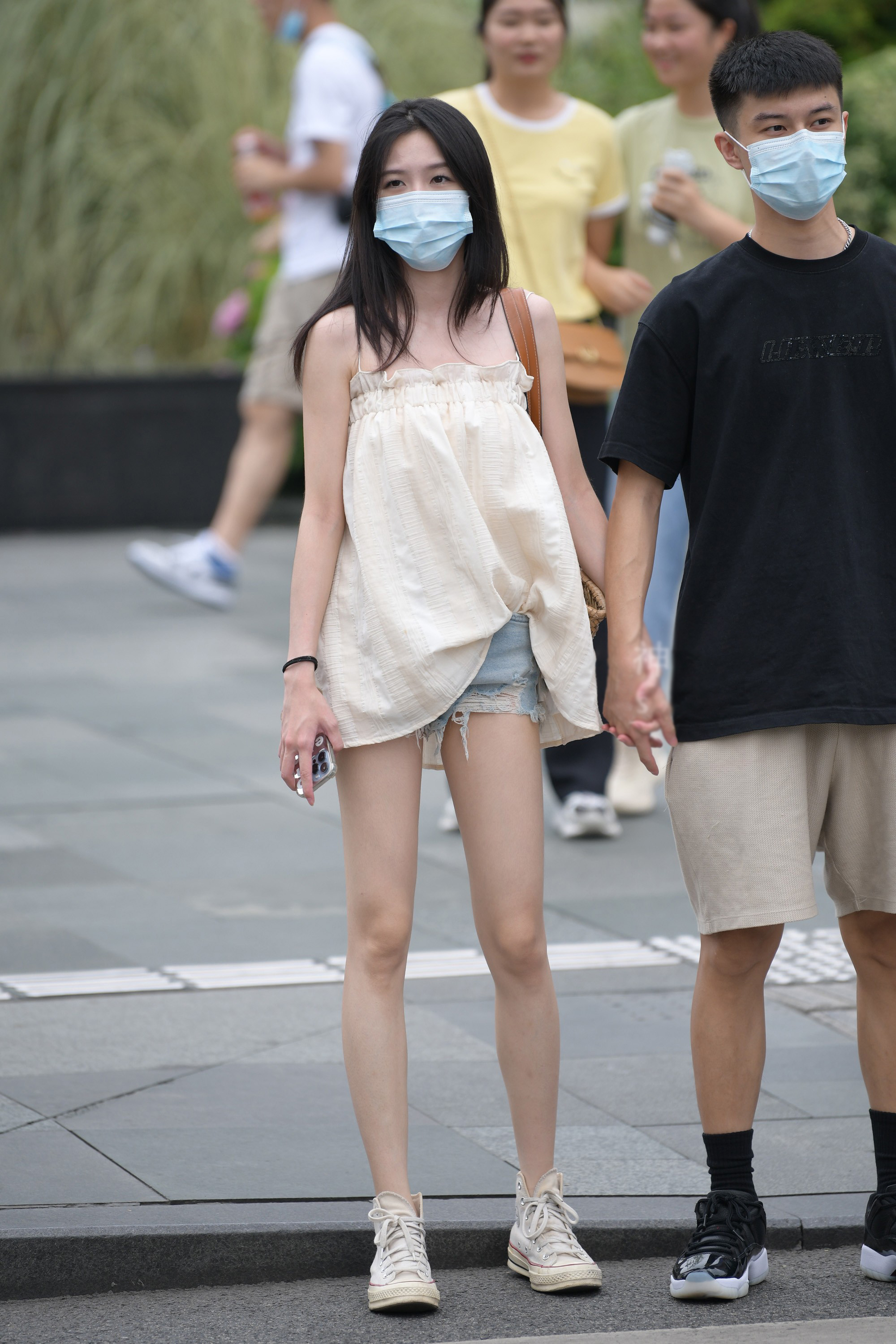  街拍鸭,魔镜街拍,街拍第一站,热裤,小姐姐,街拍,写真套图,DKGirl御女郎