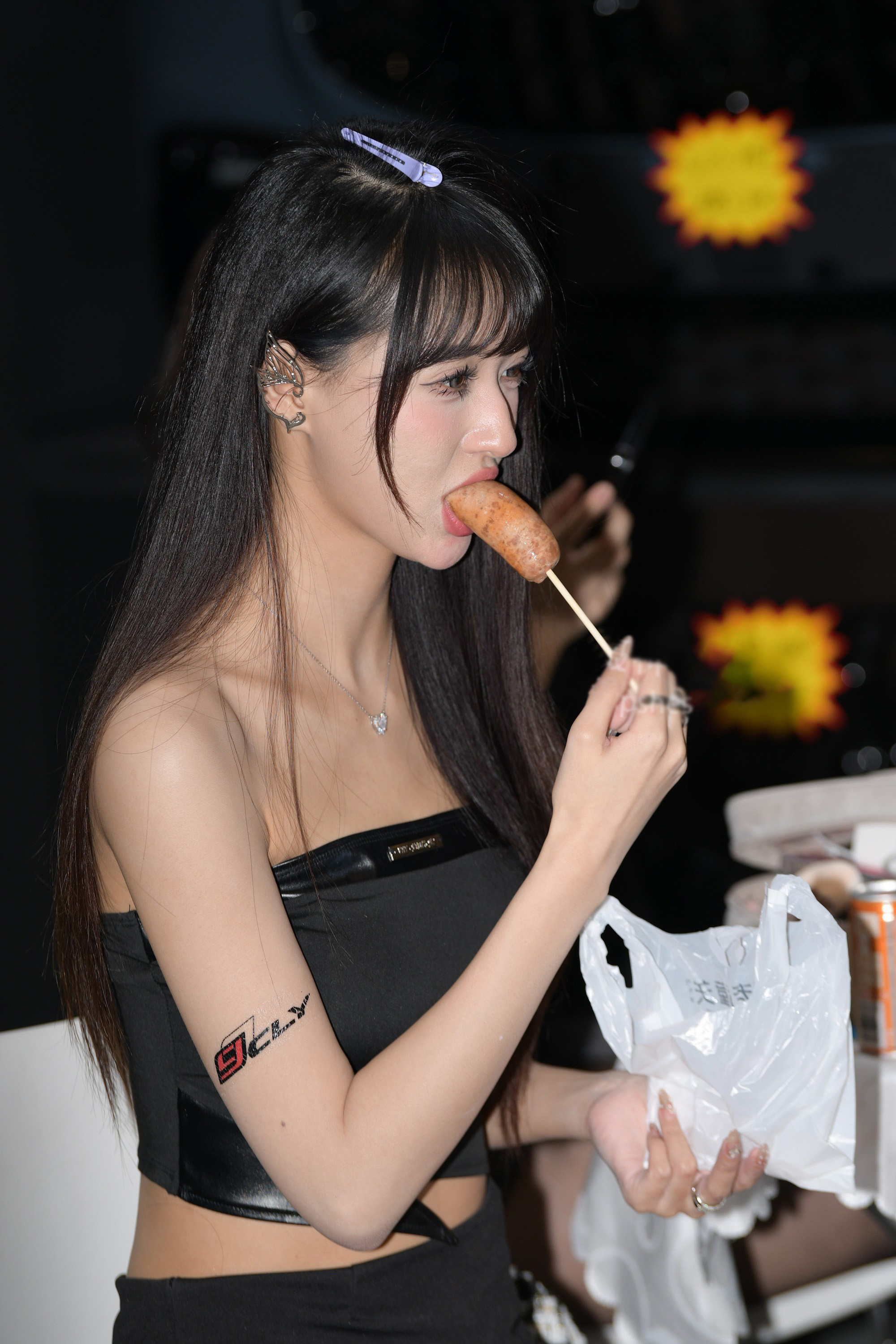  街拍鸭,魔镜街拍,街拍第一站,裙装,展会,小姐姐,街拍,写真套图,蠢沫沫