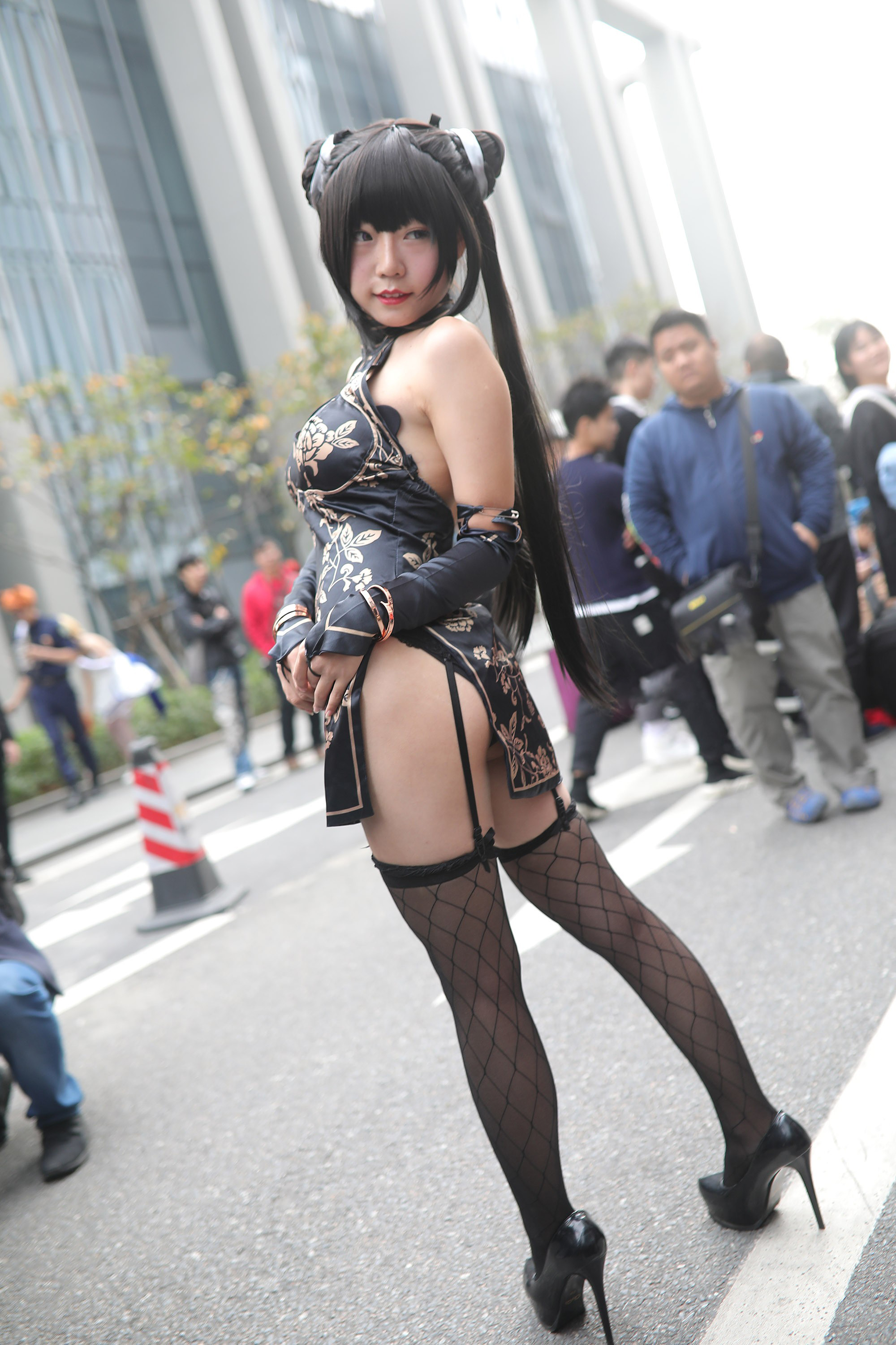  魔镜街拍,丝袜,裙装,小姐姐,街拍,写真套图,MISSLEG蜜丝