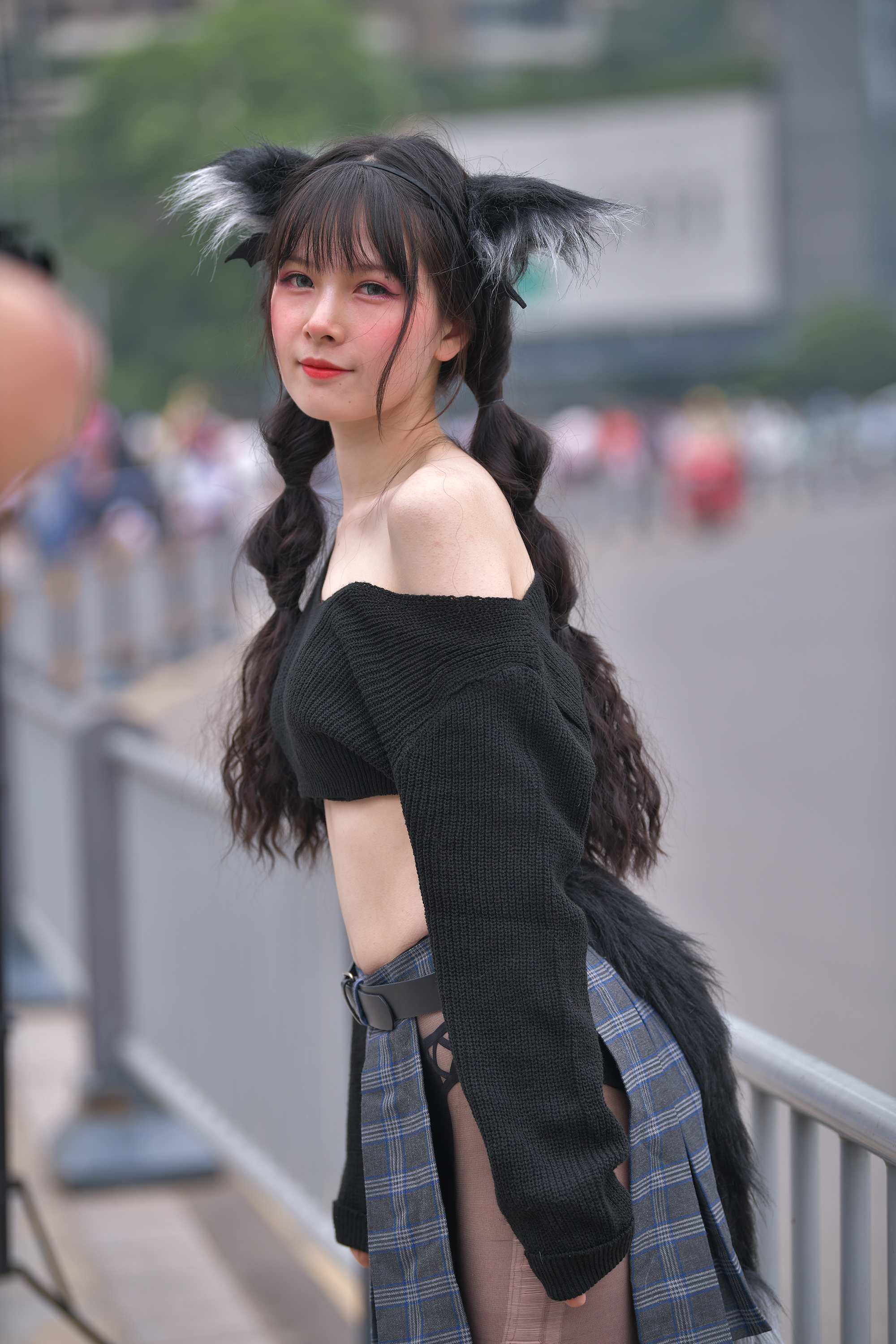  街拍鸭,魔镜街拍,街拍第一站,丝袜,裙装,熟女,街拍,写真套图,SSA丝社