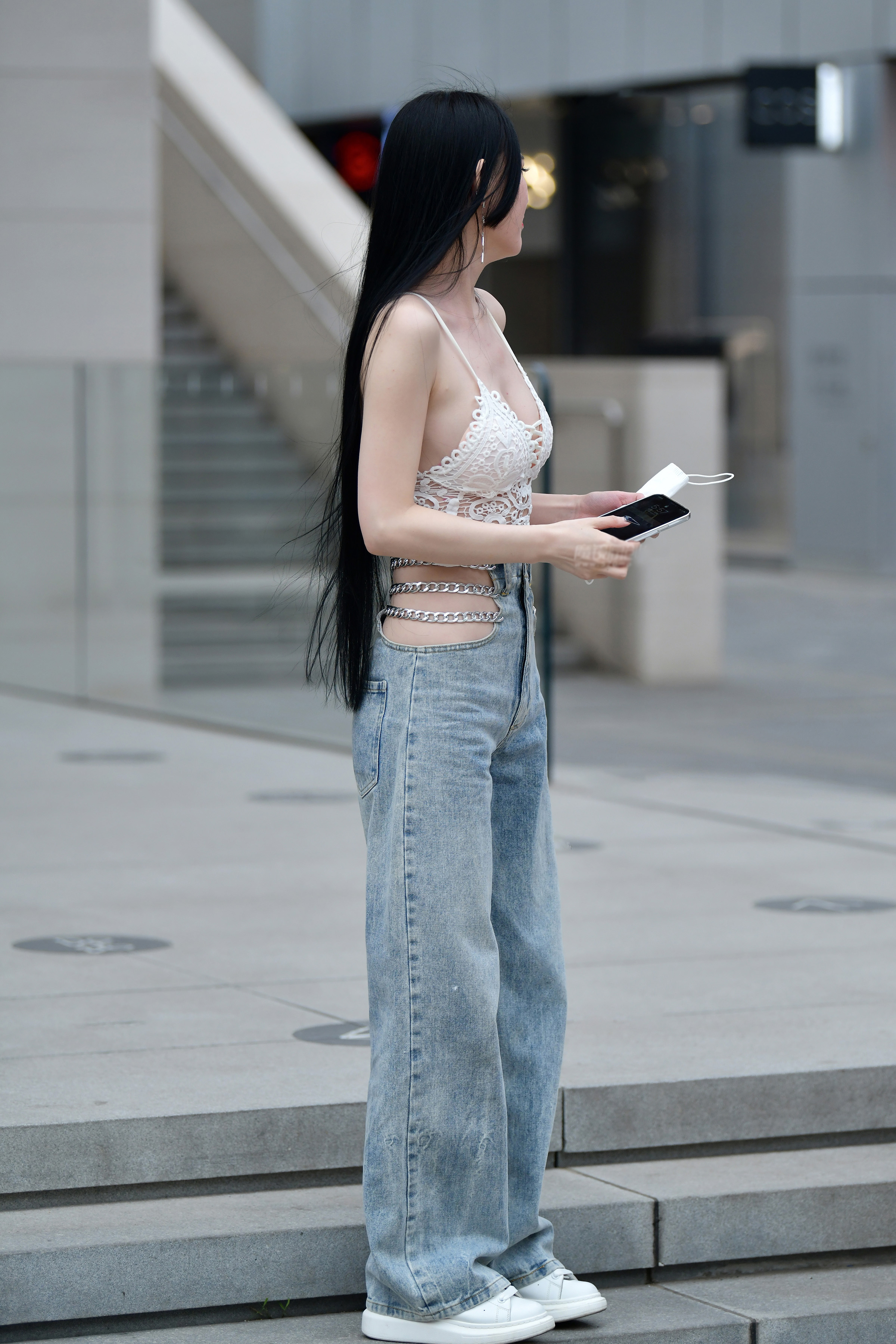  街拍鸭,魔镜街拍,街拍第一站,,小姐姐,街拍,写真套图,Youmi尤蜜