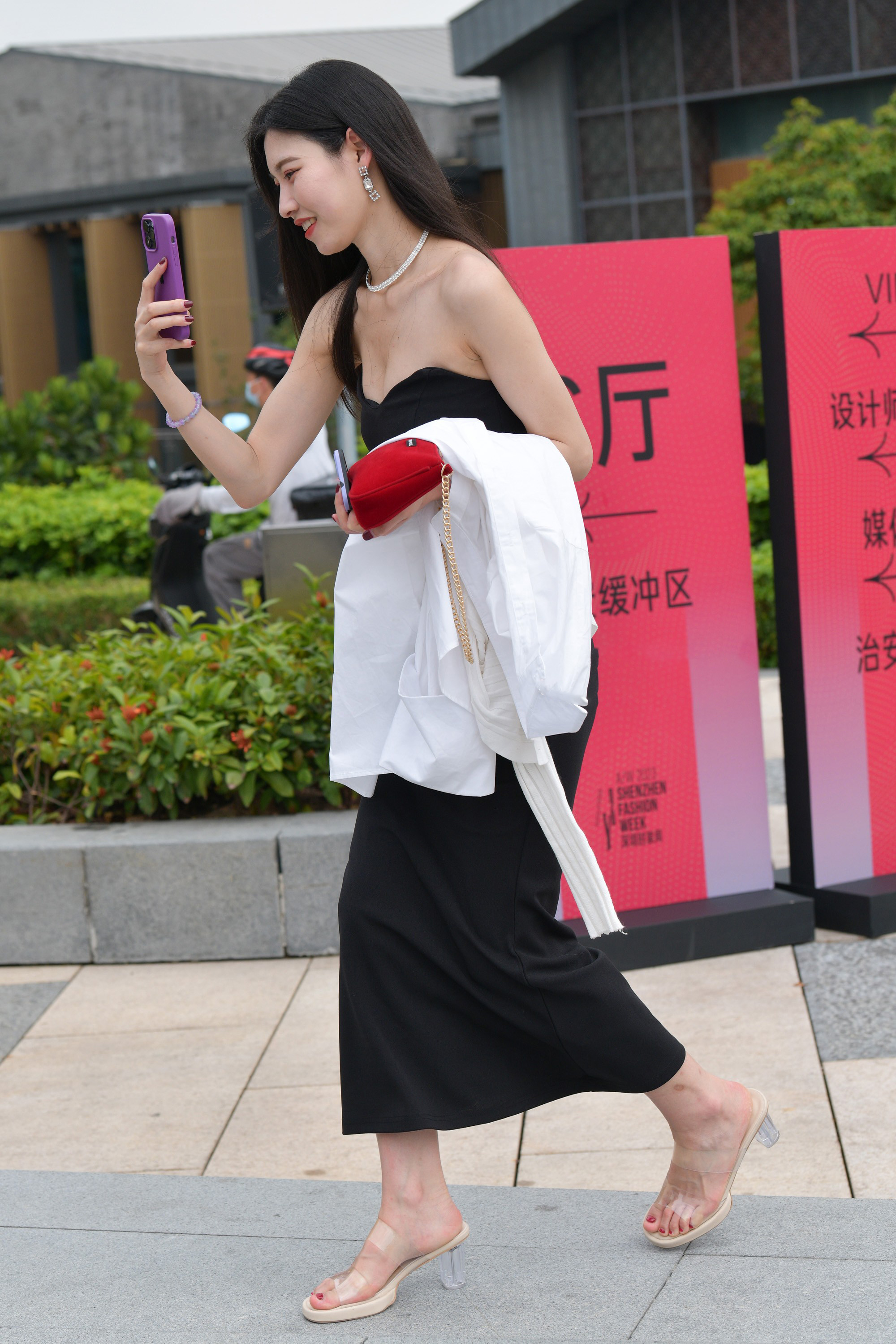  街拍鸭,魔镜街拍,街拍第一站,裙装,小姐姐,街拍,写真套图,古川kagura