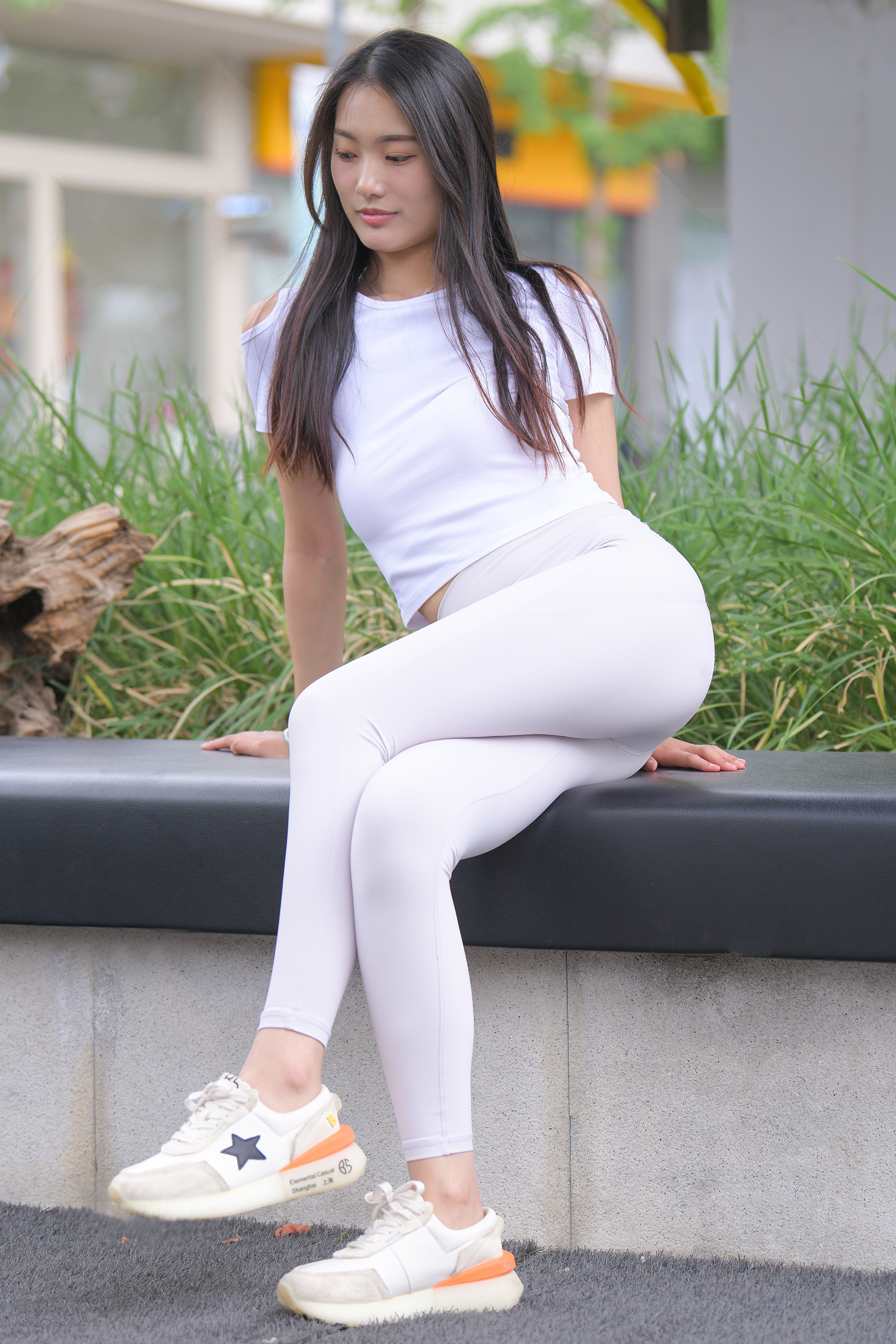 图片[20]-667 白色瑜伽裤美女 25G-KHL.CC-快活林