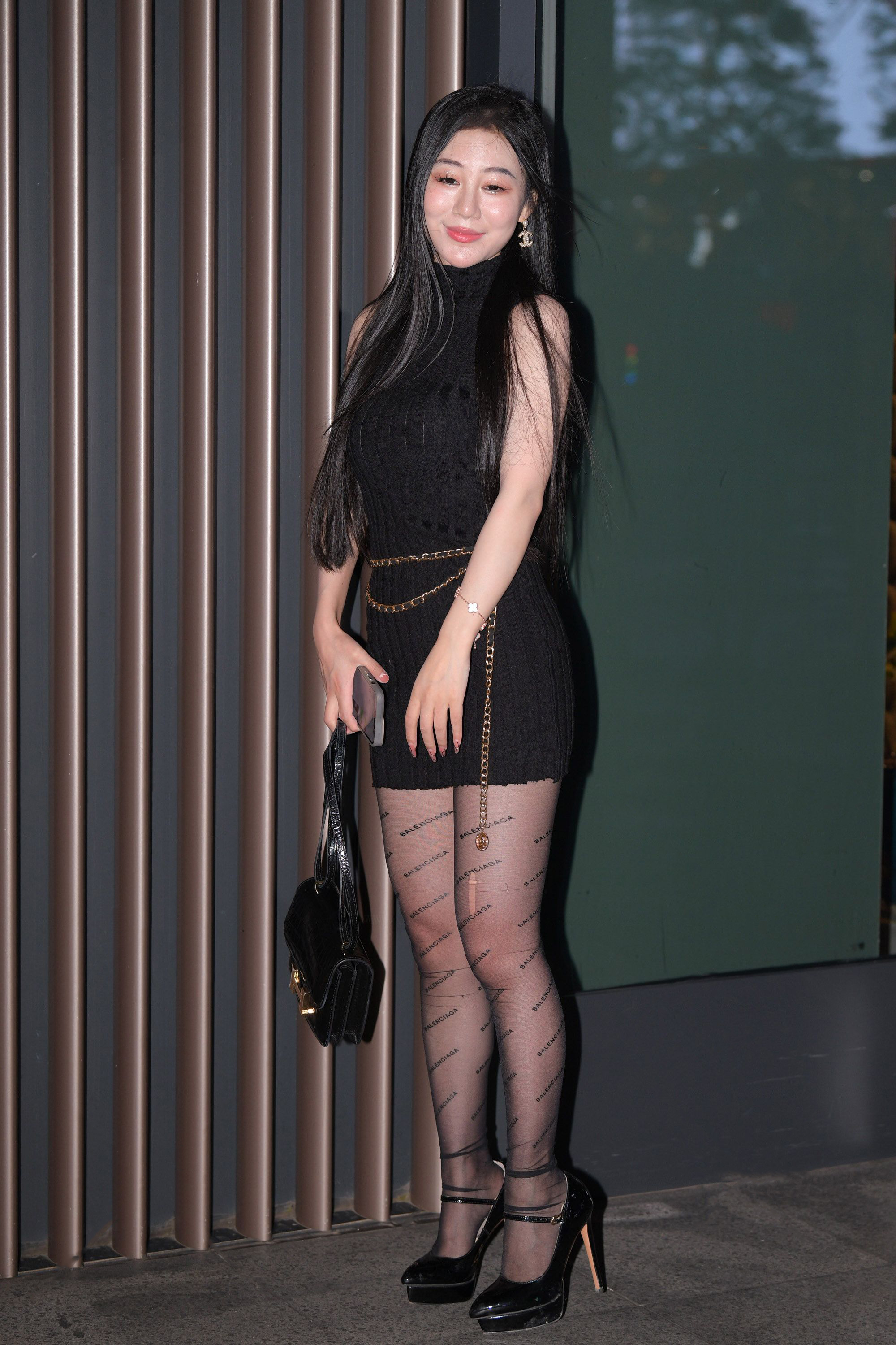  街拍鸭,魔镜街拍,街拍第一站,丝袜,裙装,美女,街拍,写真套图,纳丝摄影