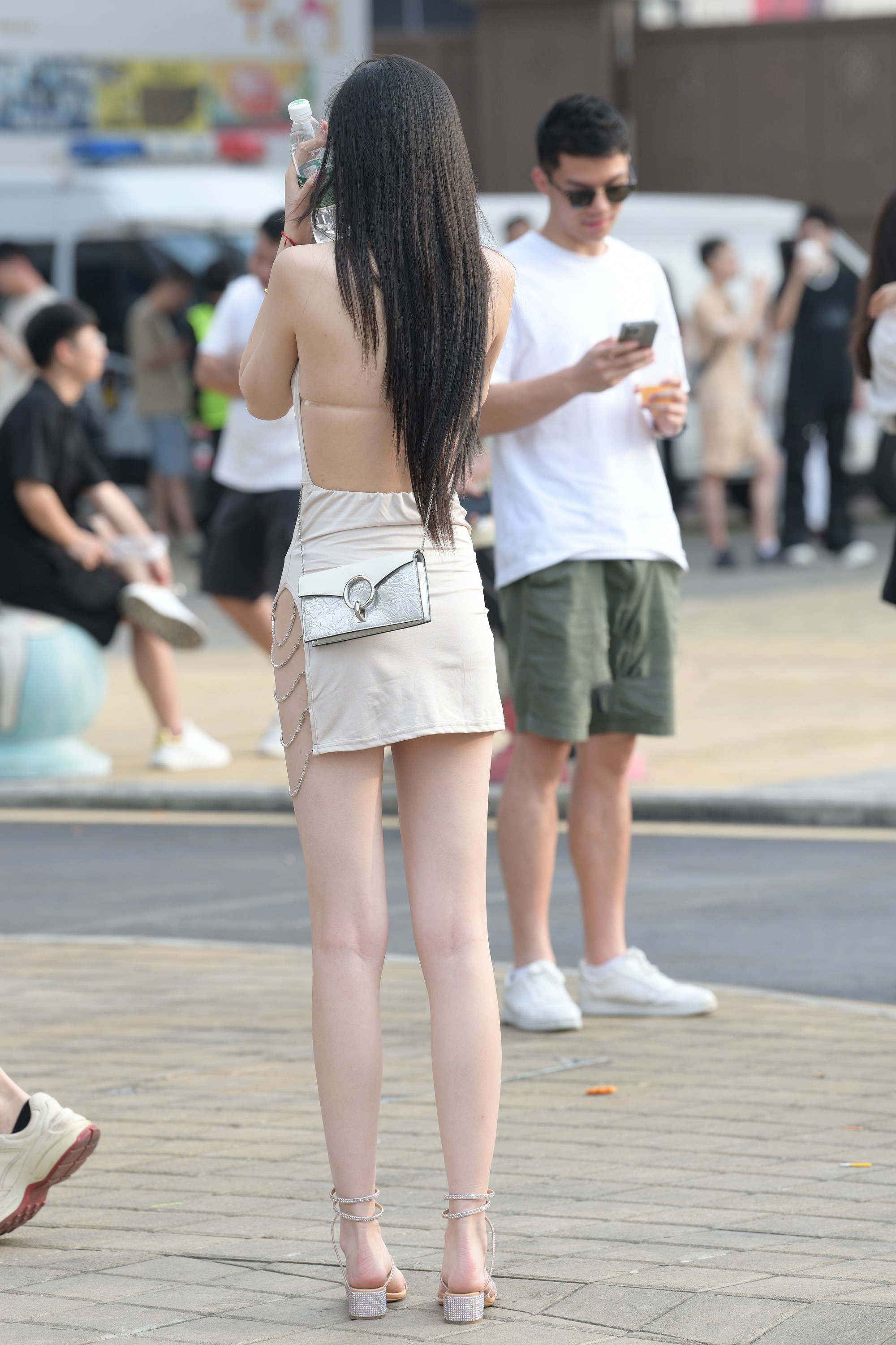  街拍鸭,魔镜街拍,街拍第一站,裙装,熟女,街拍,写真套图,北之北
