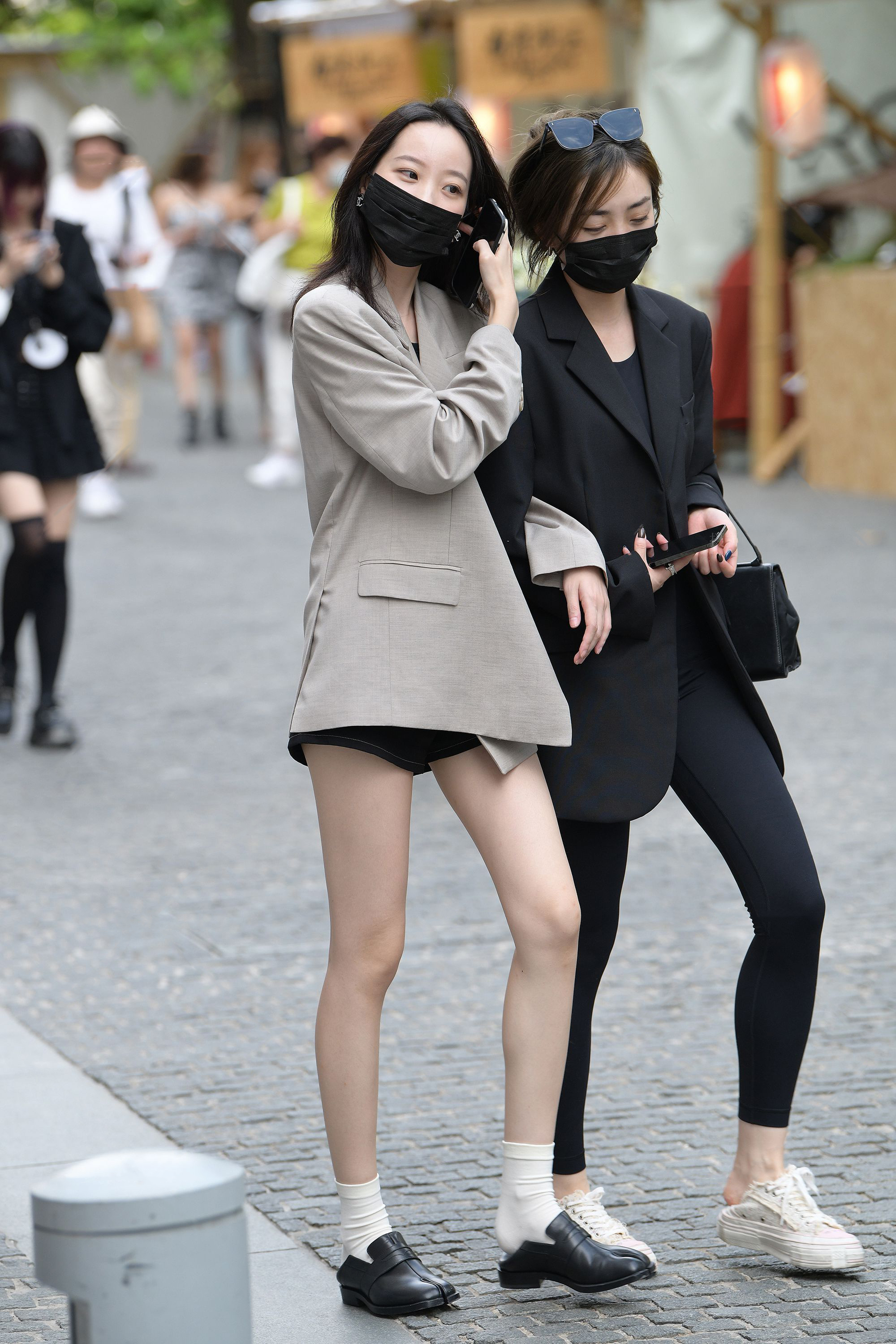  街拍鸭,魔镜街拍,街拍第一站,,熟女,街拍,写真套图,NinJa阿寨寨