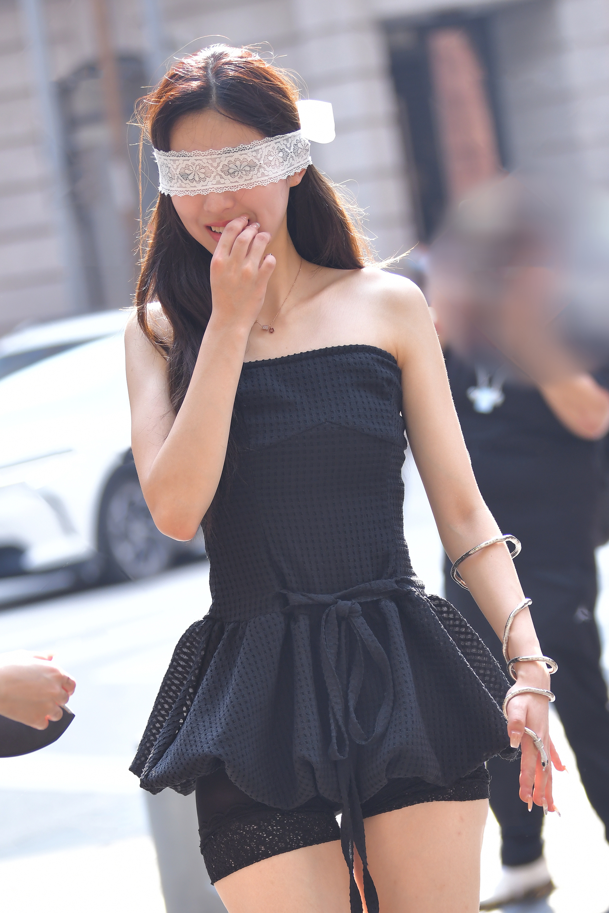  街拍鸭,魔镜街拍,街拍第一站,裙装,美女,街拍,写真套图,WingS影私荟