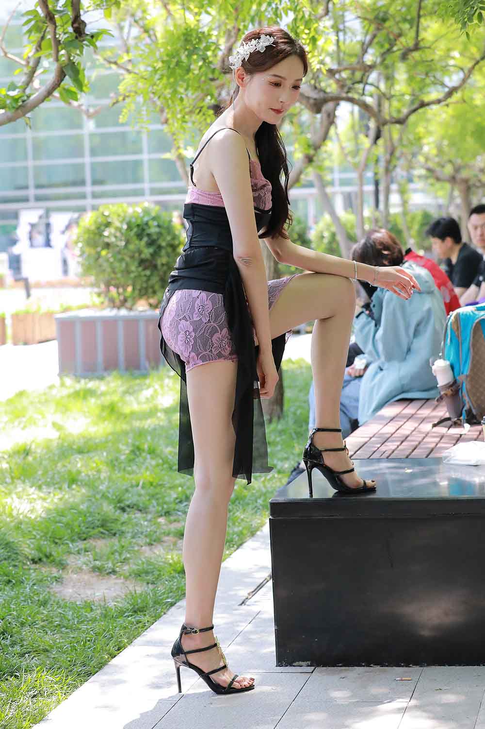 【J6323】长腿高跟女神（图+视频）-绝色天籁