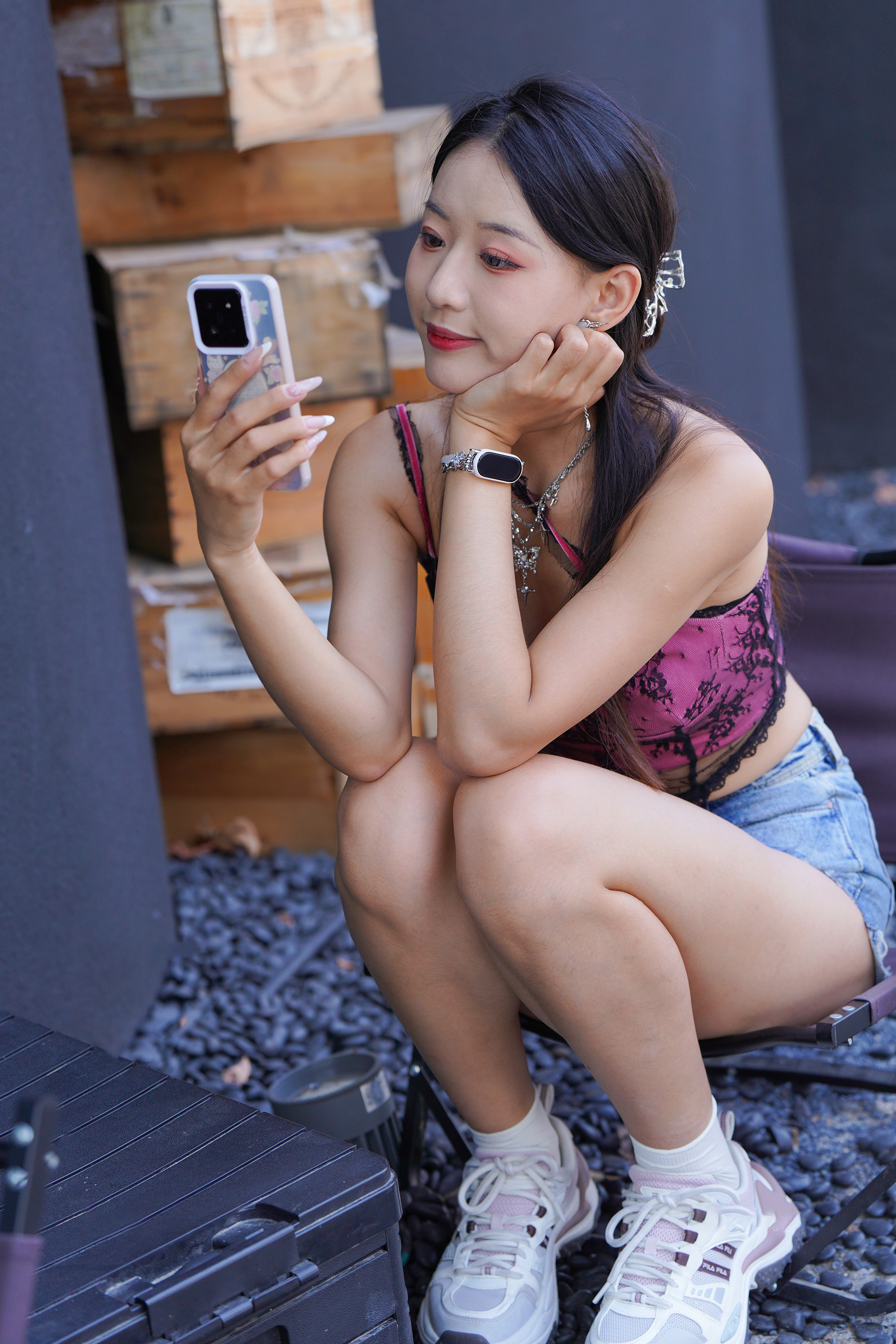 图片[4]-M1240 牛仔热裤美女 4K 23G-KHL.CC-快活林