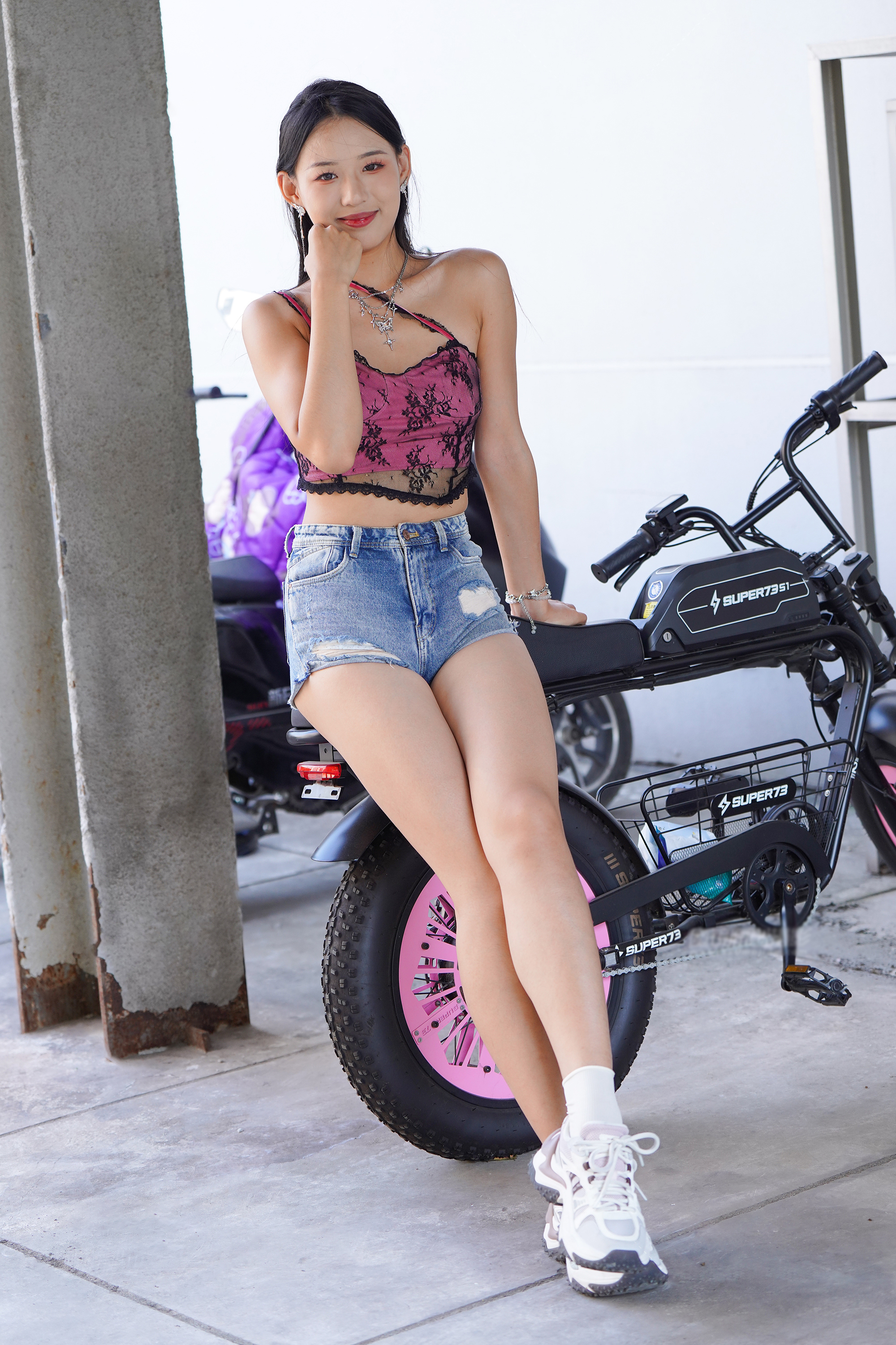 图片[5]-M1240 牛仔热裤美女 4K 23G-KHL.CC-快活林