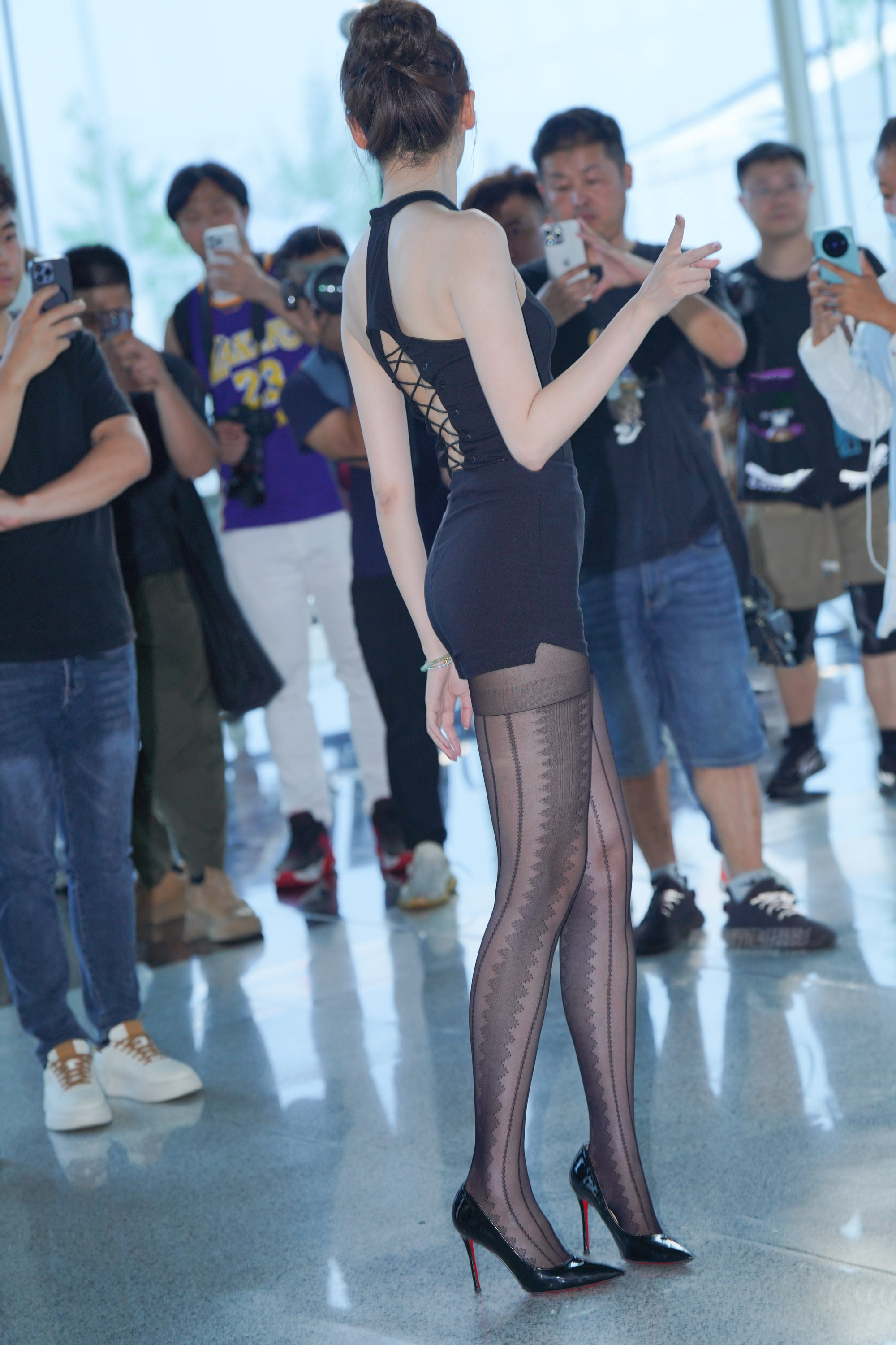  街拍鸭,魔镜街拍,街拍第一站,丝袜,美女,街拍,写真套图,萌甜物语