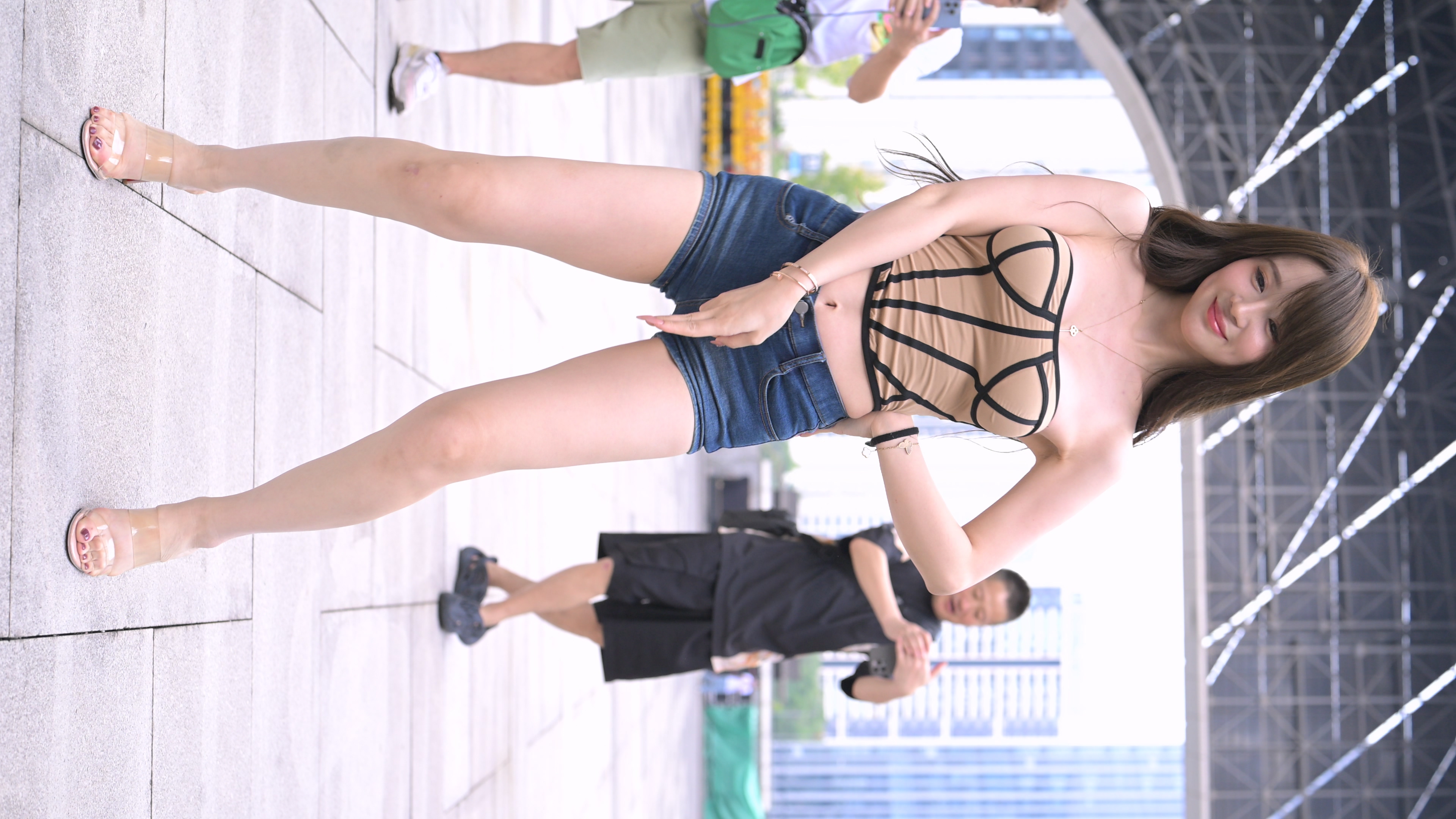 图片[10]-J6445 肉感热裤美女 4K 17G-KHL.CC-快活林