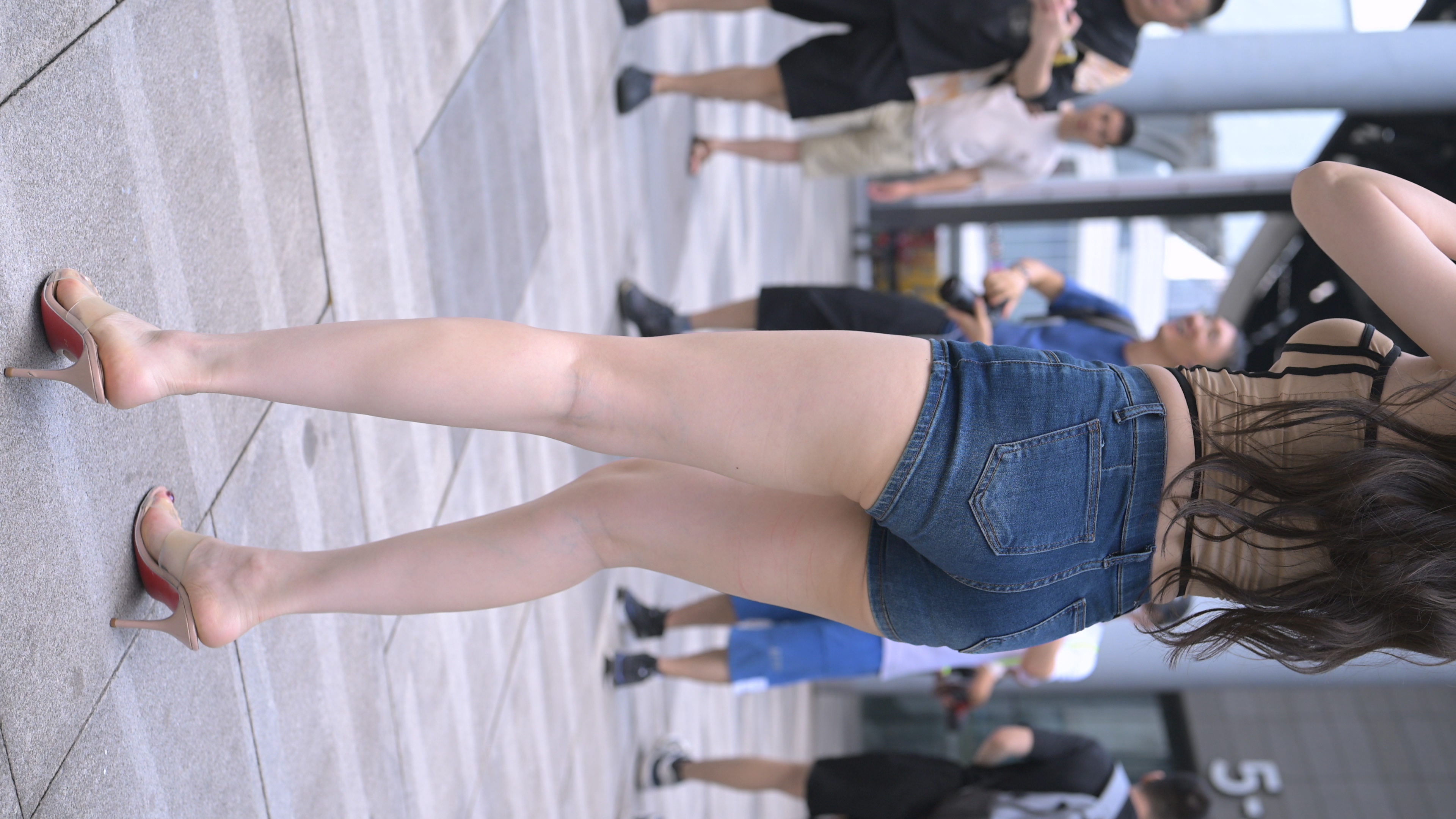 图片[12]-J6445 肉感热裤美女 4K 17G-KHL.CC-快活林