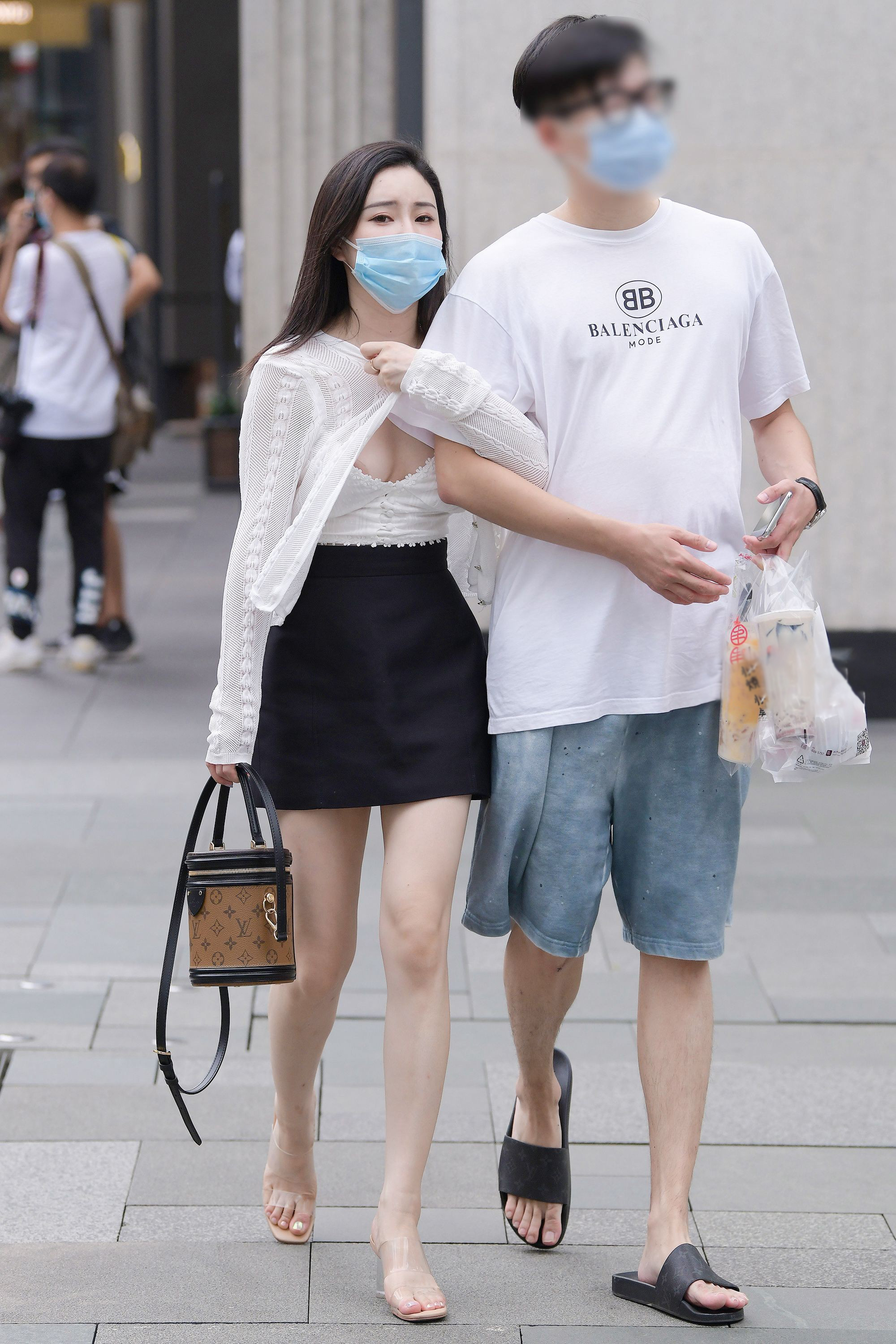  街拍鸭,魔镜街拍,街拍第一站,裙装,美女,街拍,写真套图,72斯