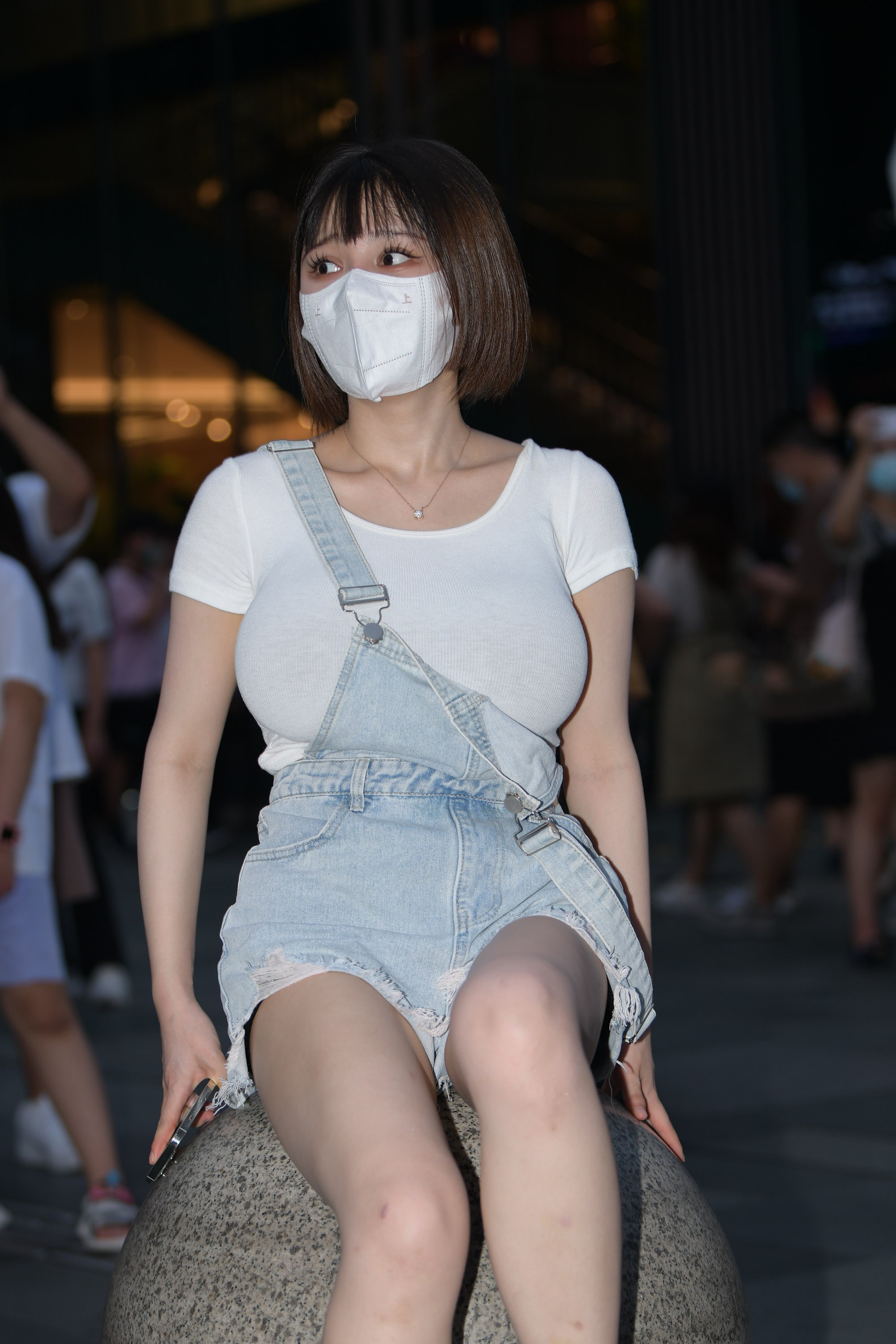  街拍鸭,魔镜街拍,街拍第一站,热裤,小姐姐,街拍,写真套图,商场商店系列