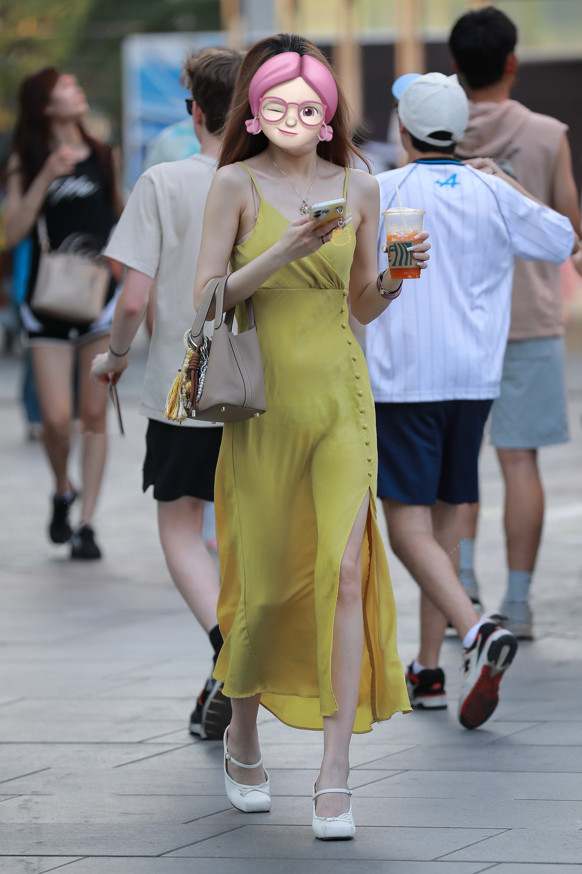  街拍鸭,魔镜街拍,街拍第一站,裙装,人妻,街拍,写真套图,SLADY猎女神