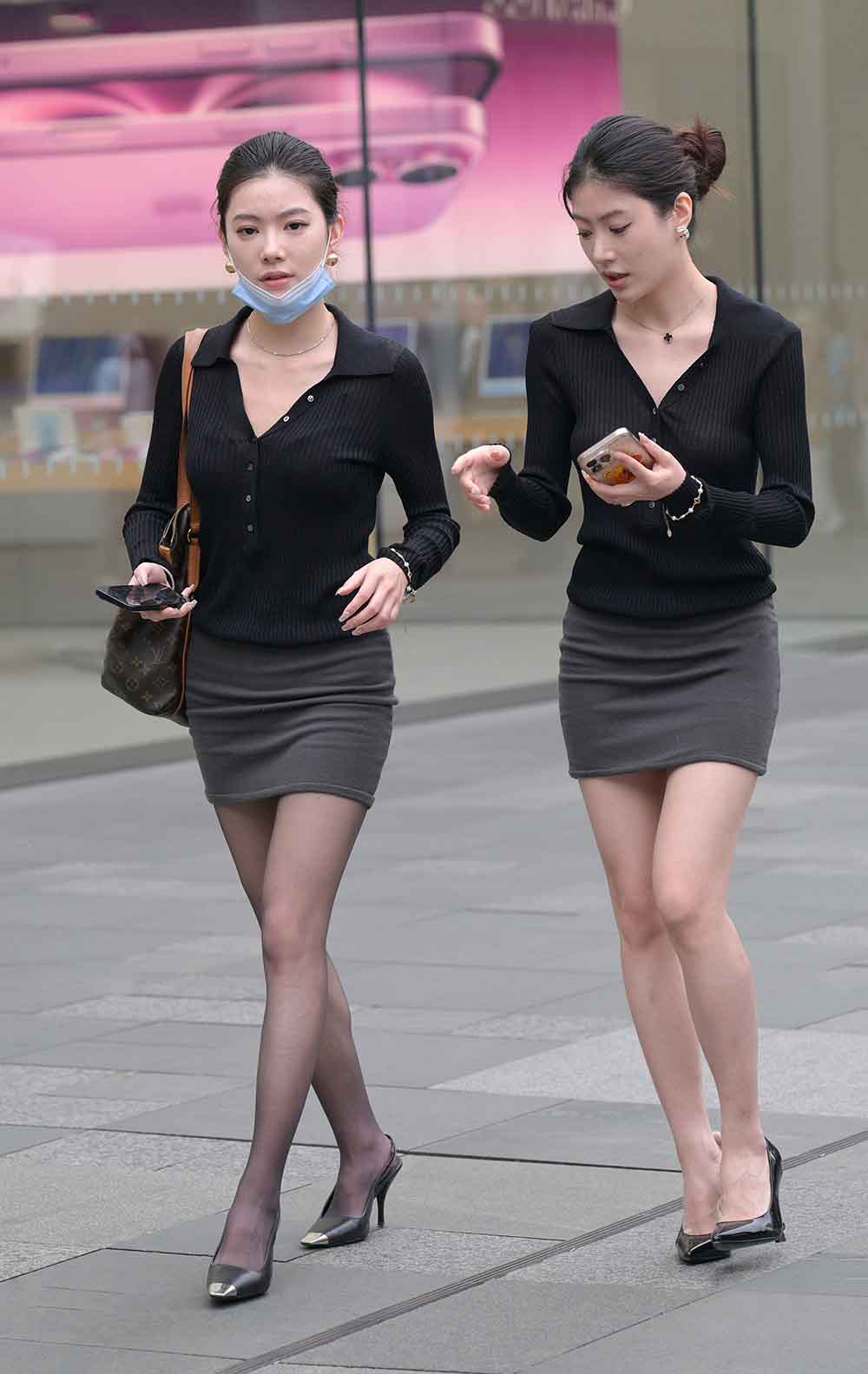 【J7247】搭讪姐妹花（图+视频）【图片】-街拍鸭