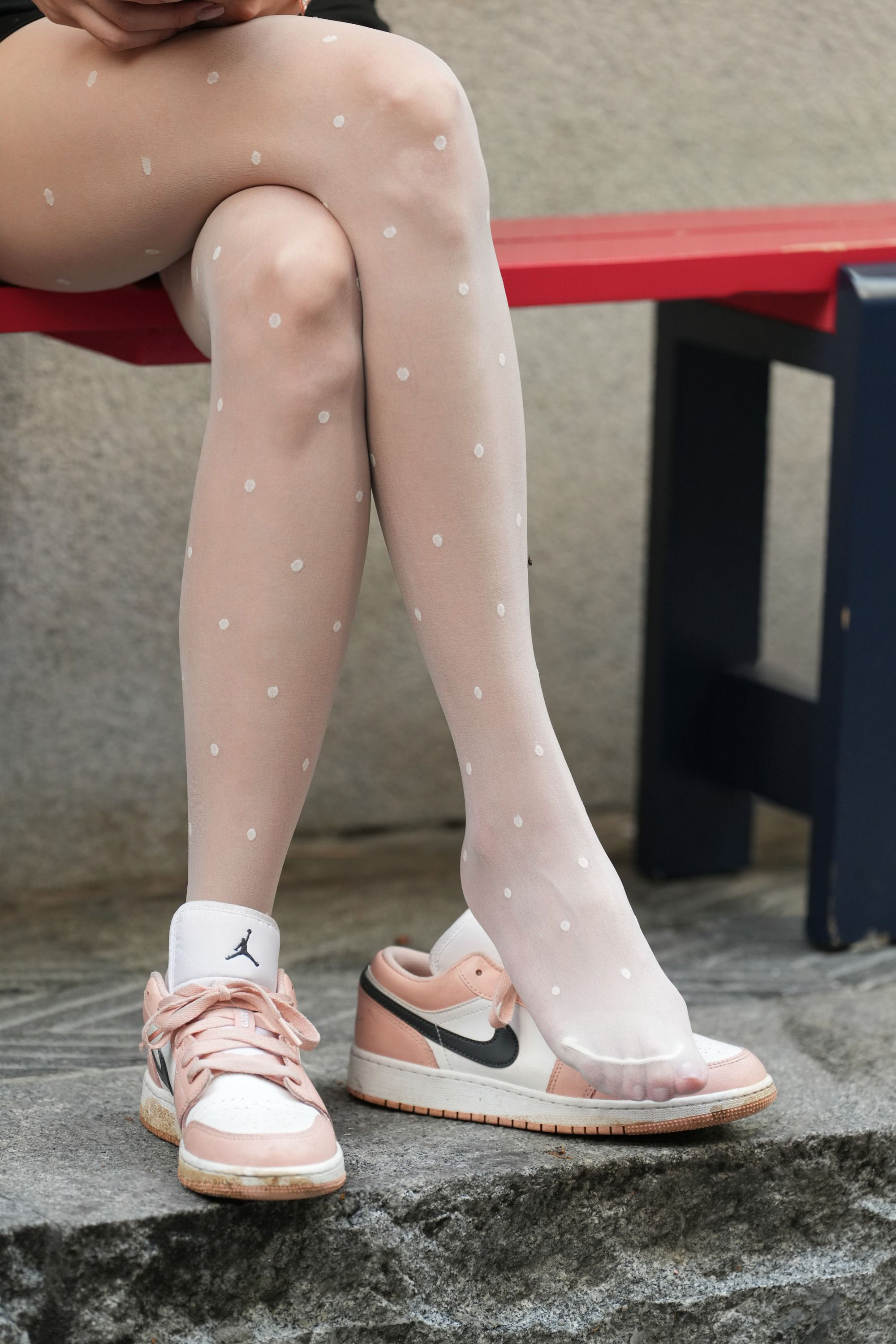 ★套图★ M1753 极品AJ波点白丝 云舒-KHL.CC-快活林
