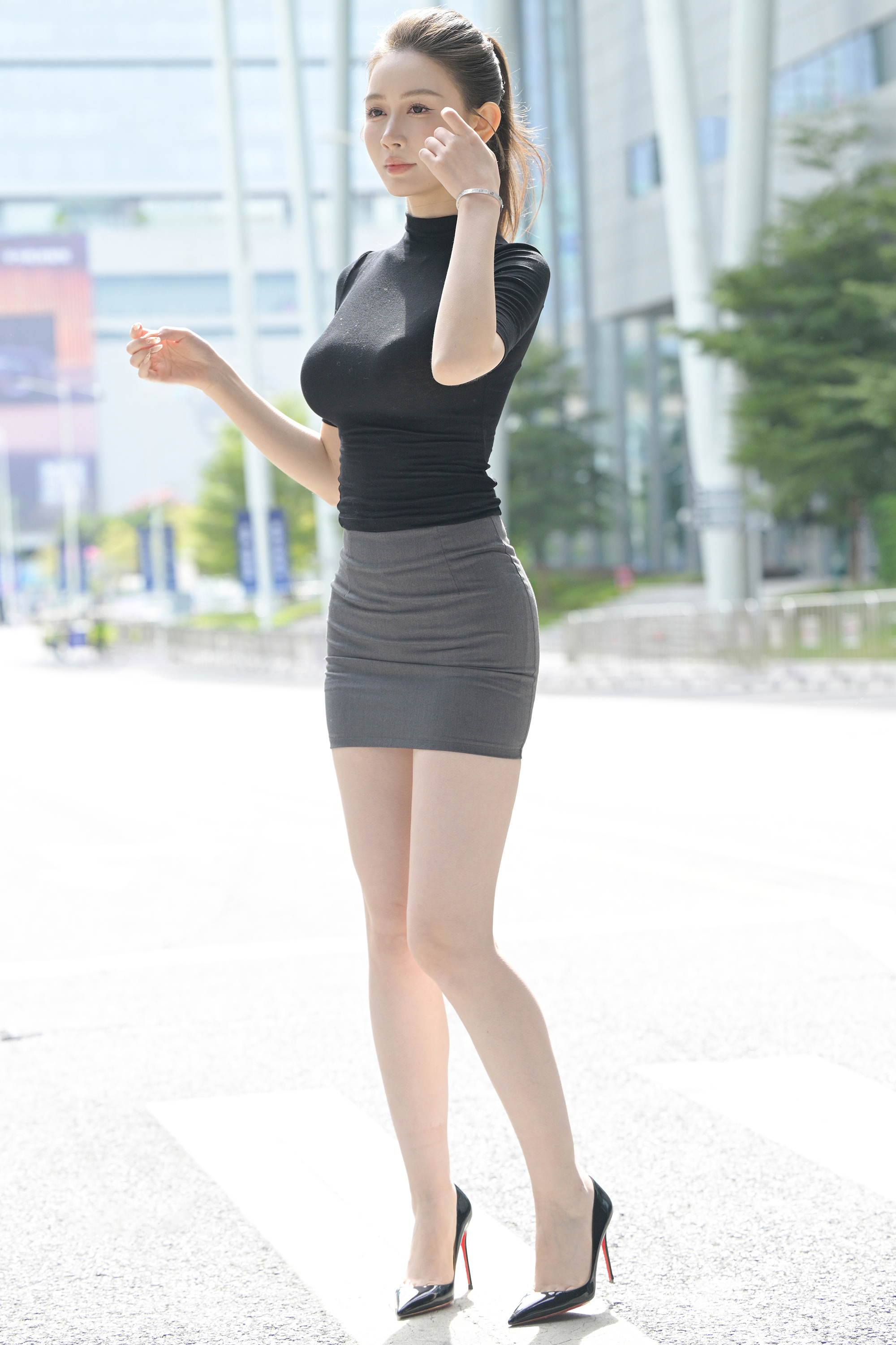 图片[1]-J6978 美腿敏敏-KHL.CC-快活林-魔镜模拍写真资源下载