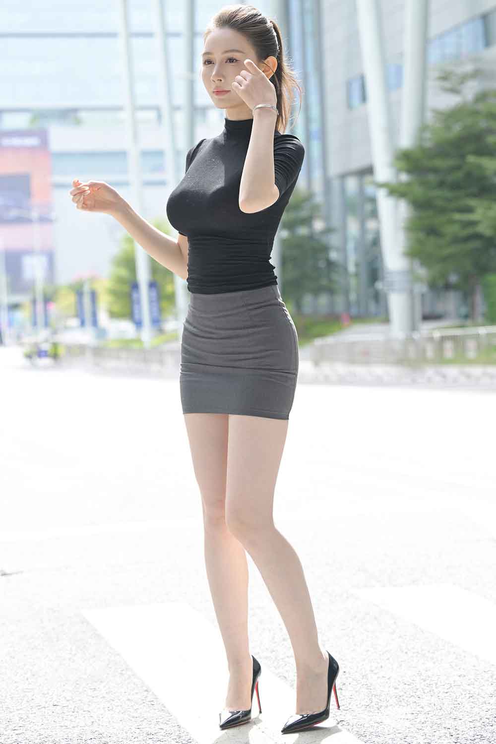 【J7662】美腿敏敏（图+视频）【视频】-街拍鸭