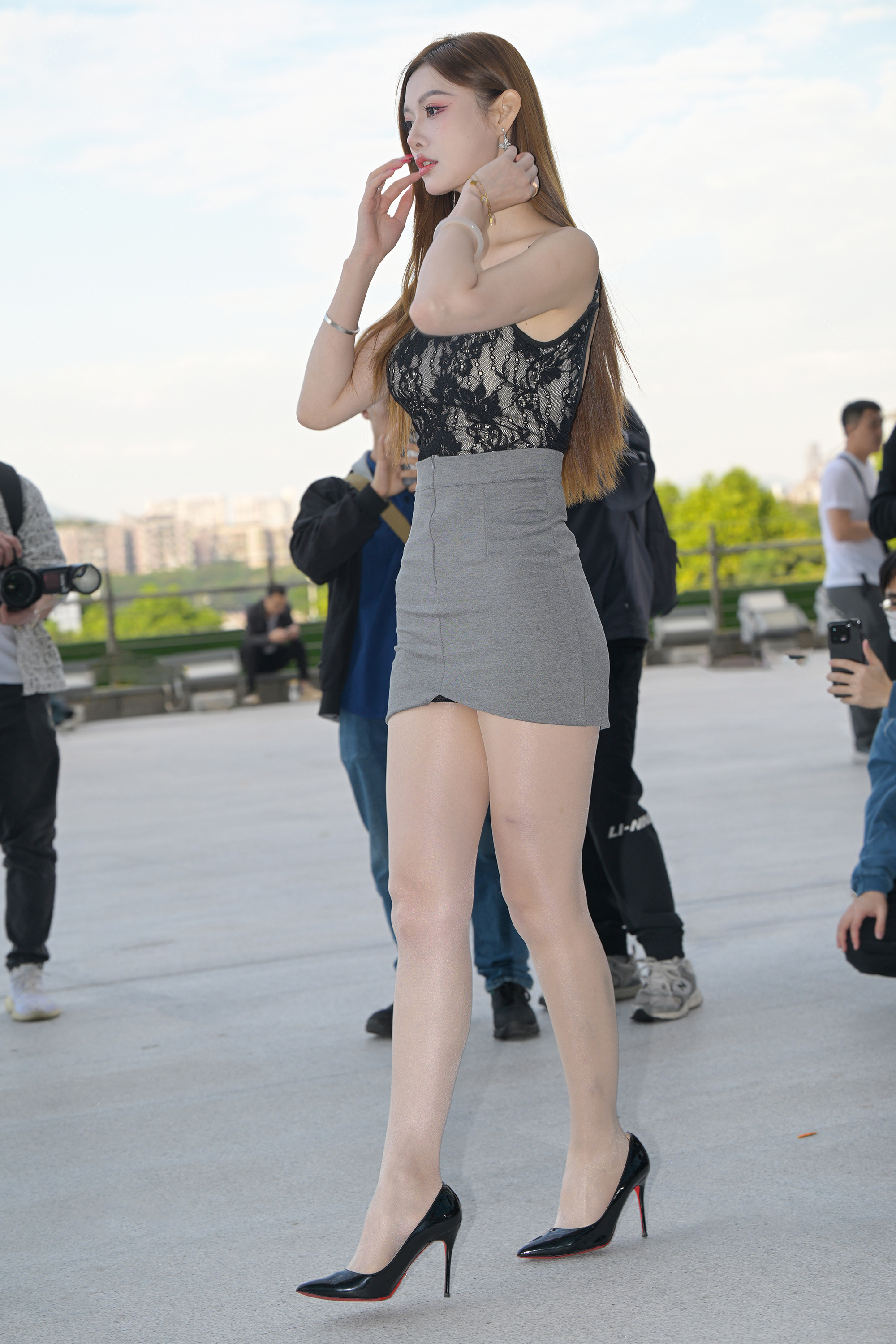 图片[4]-J6994 亮丝大长腿-KHL.CC-快活林-魔镜模拍写真资源下载